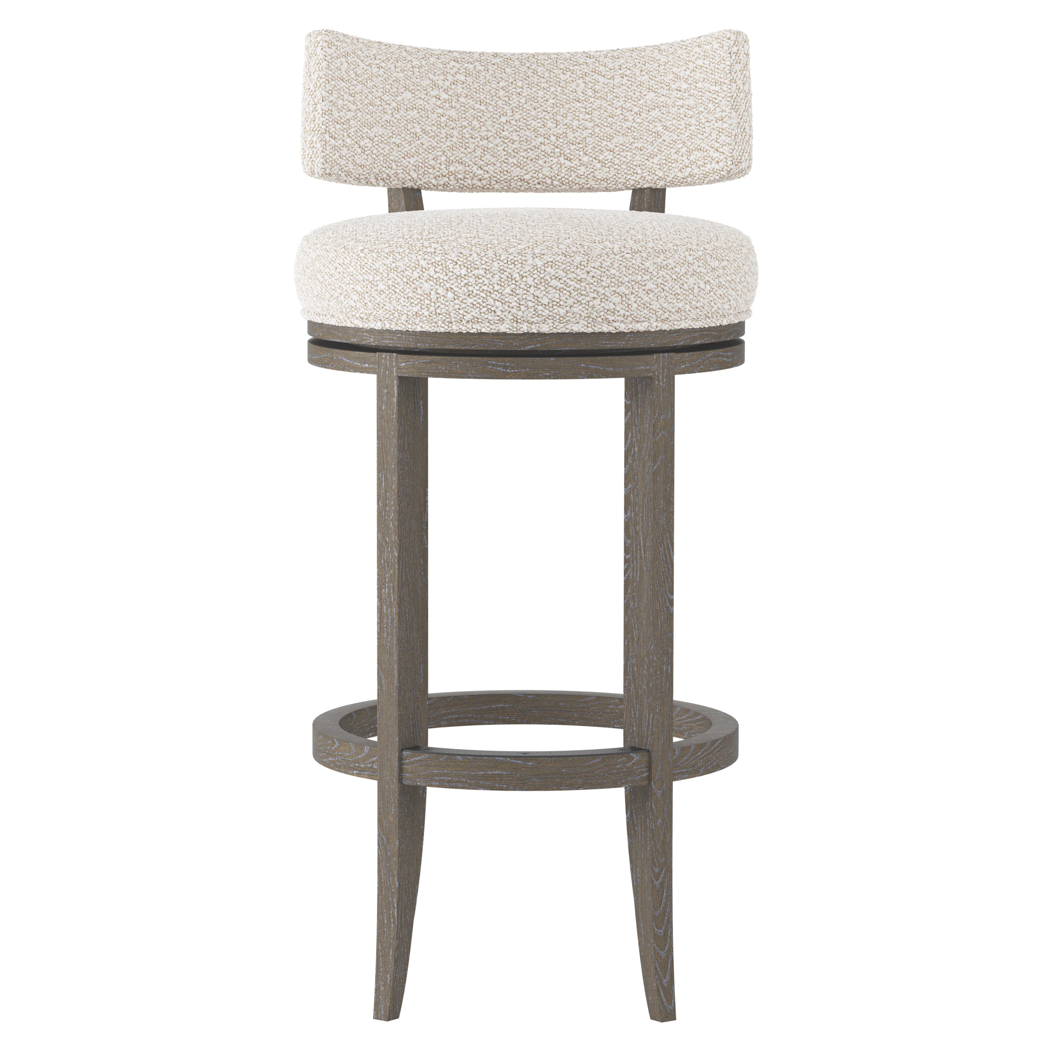 Bernhardt Furniture Hirsch Fabric Bar Stool