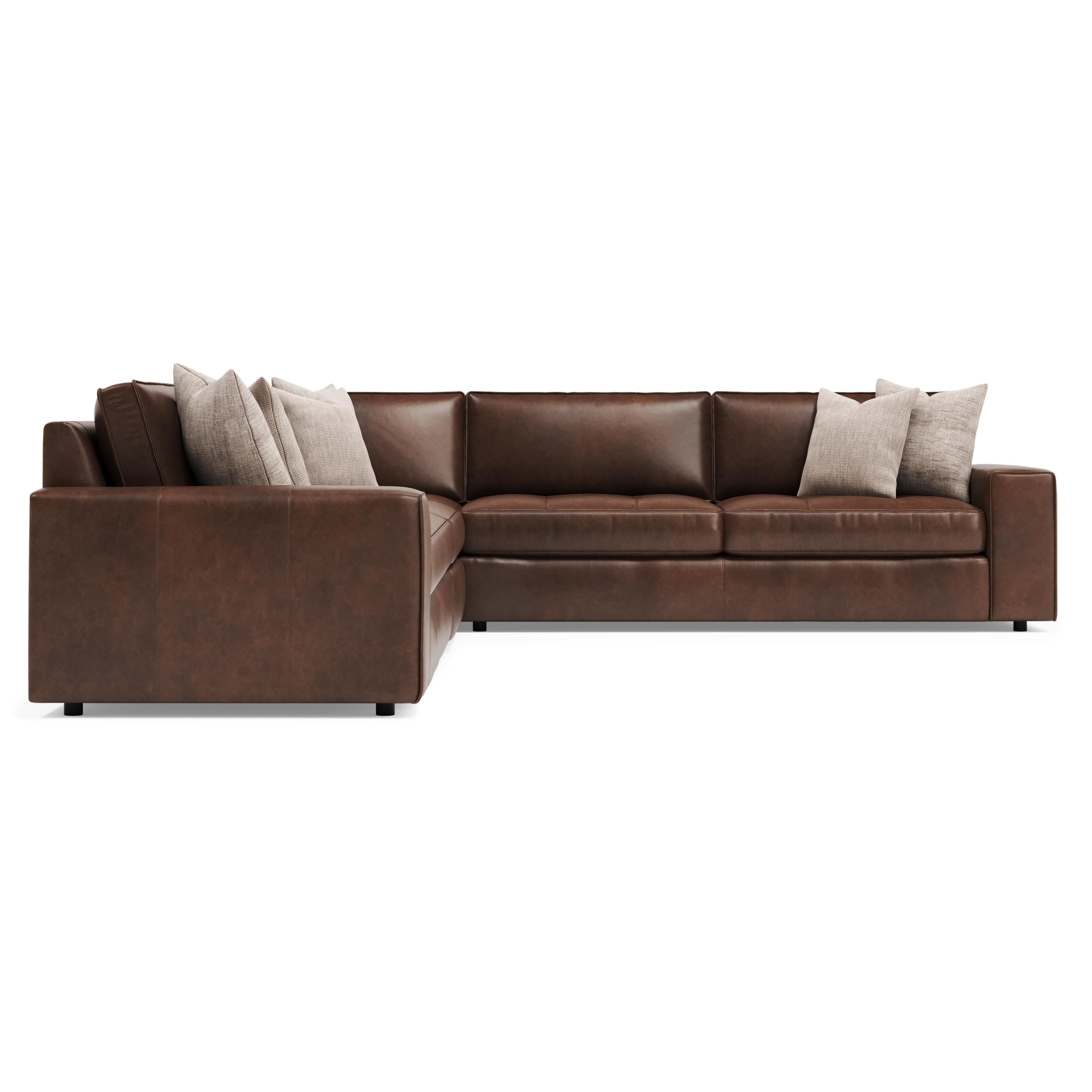 Bernhardt Nest Leather Sectional