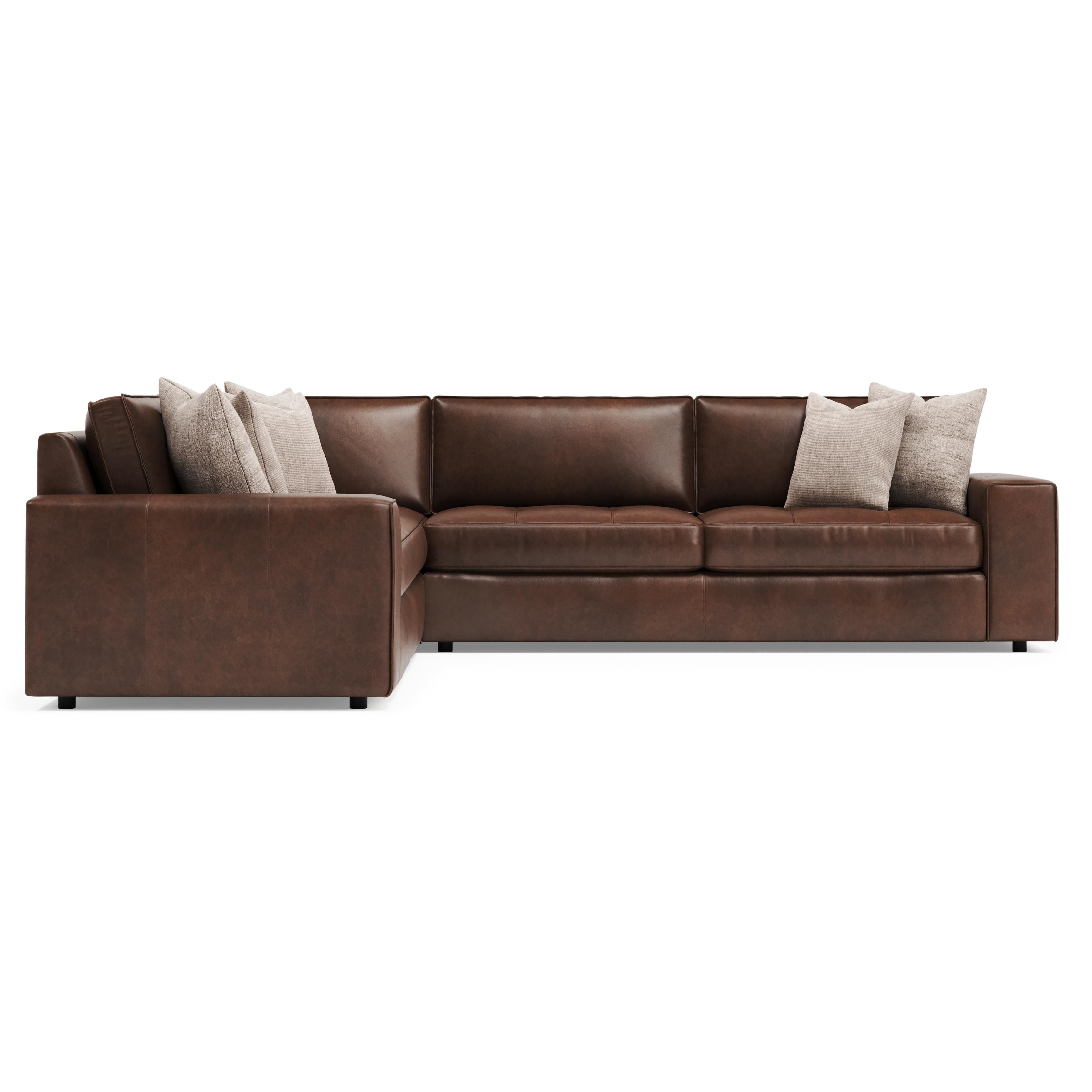 Bernhardt Furniture – Nest Leather Sectional