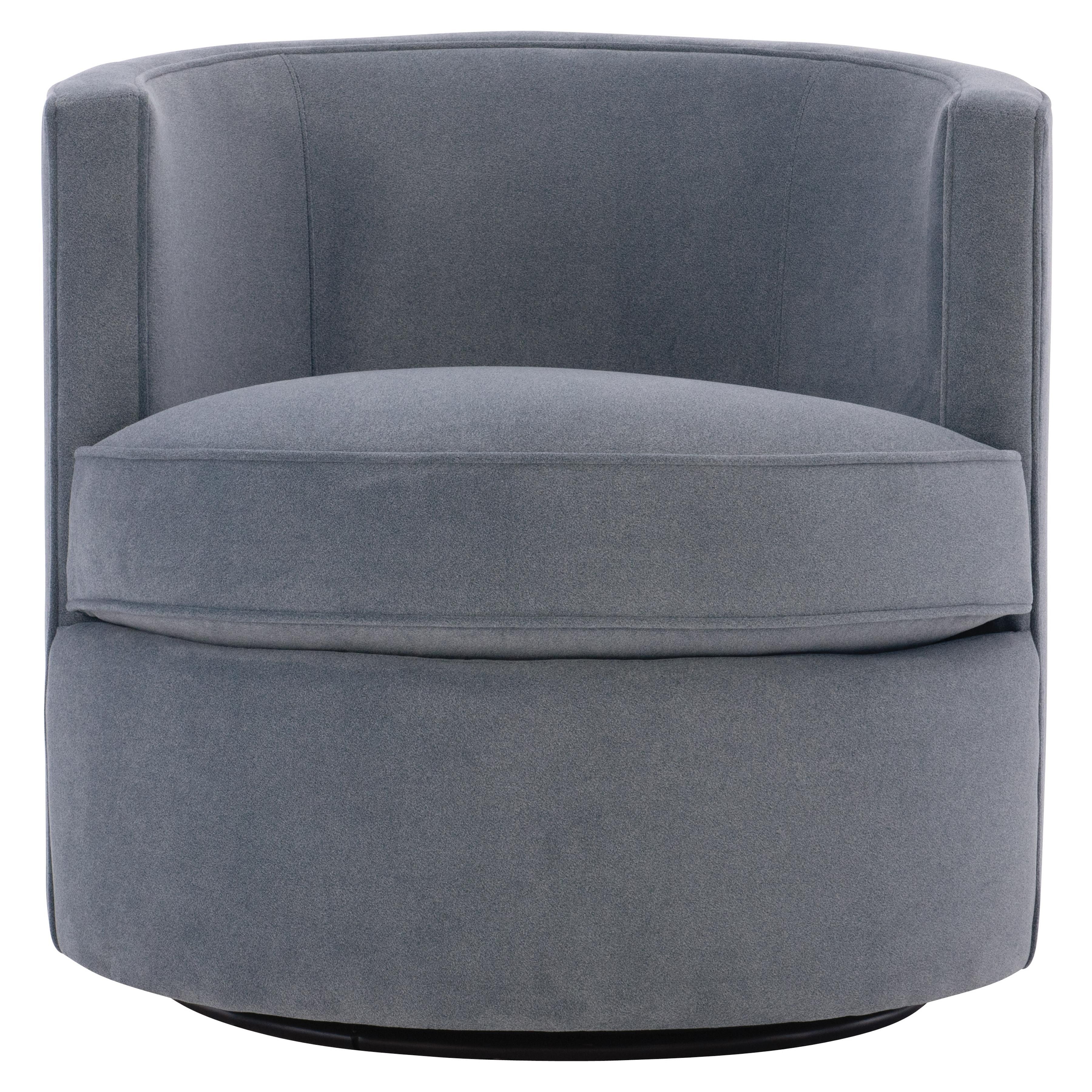 Bernhardt Fleur Fabric Swivel Chair