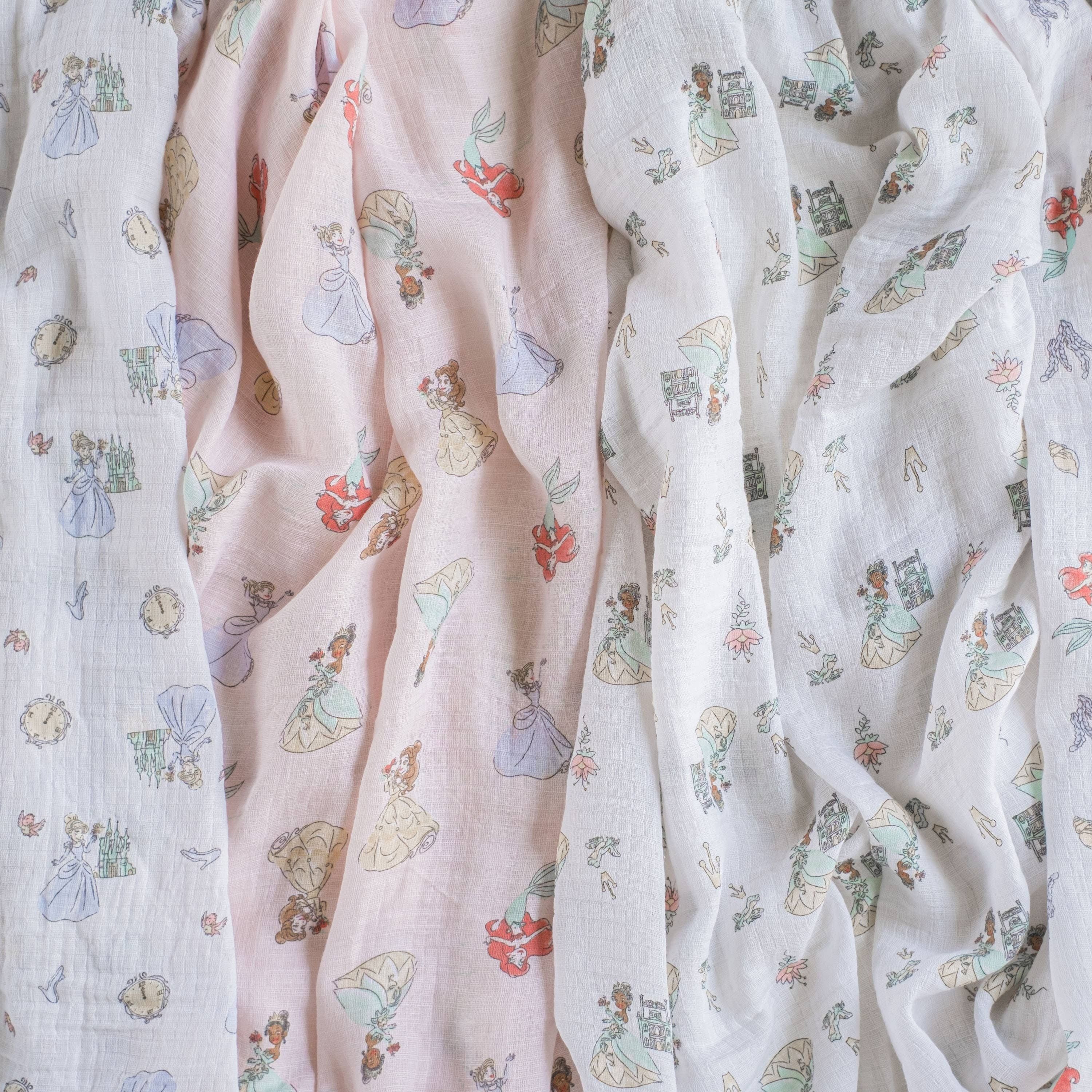 Disney™ Essentials Cotton Muslin Swaddle Blanket 4 Pack