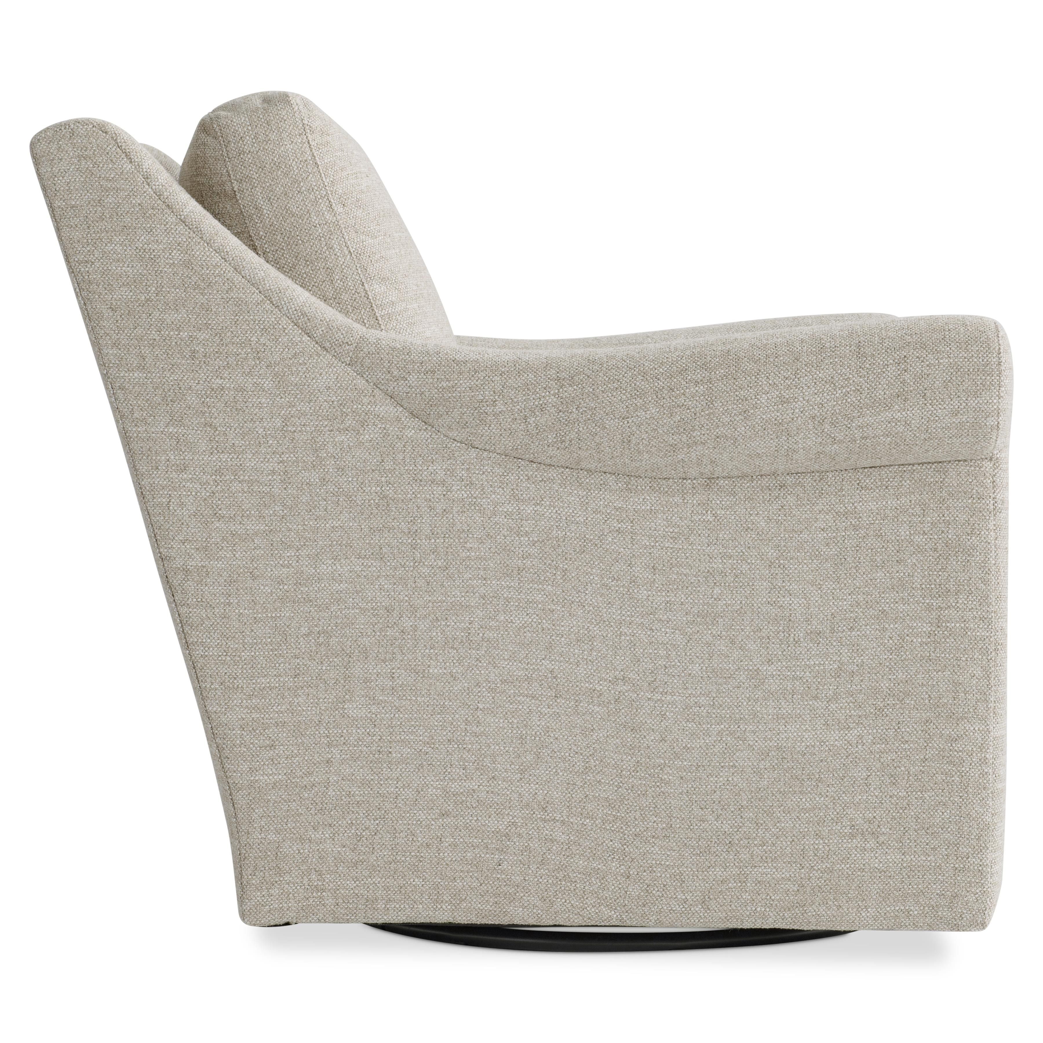 Bernhardt Furniture Keirnan Fabric Swivel Chair