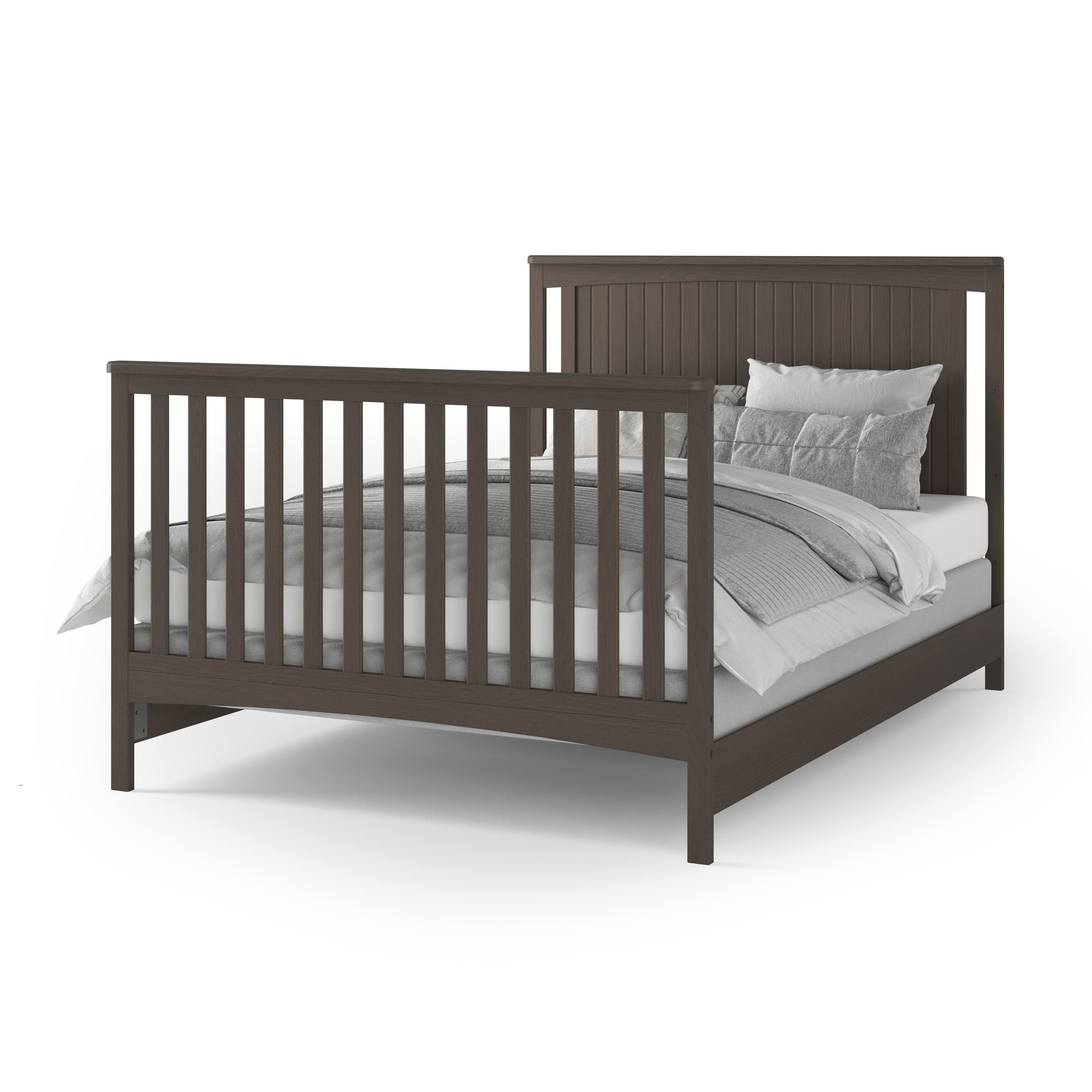 F06401 - Full-Size Bed Rails, Dapper Gray