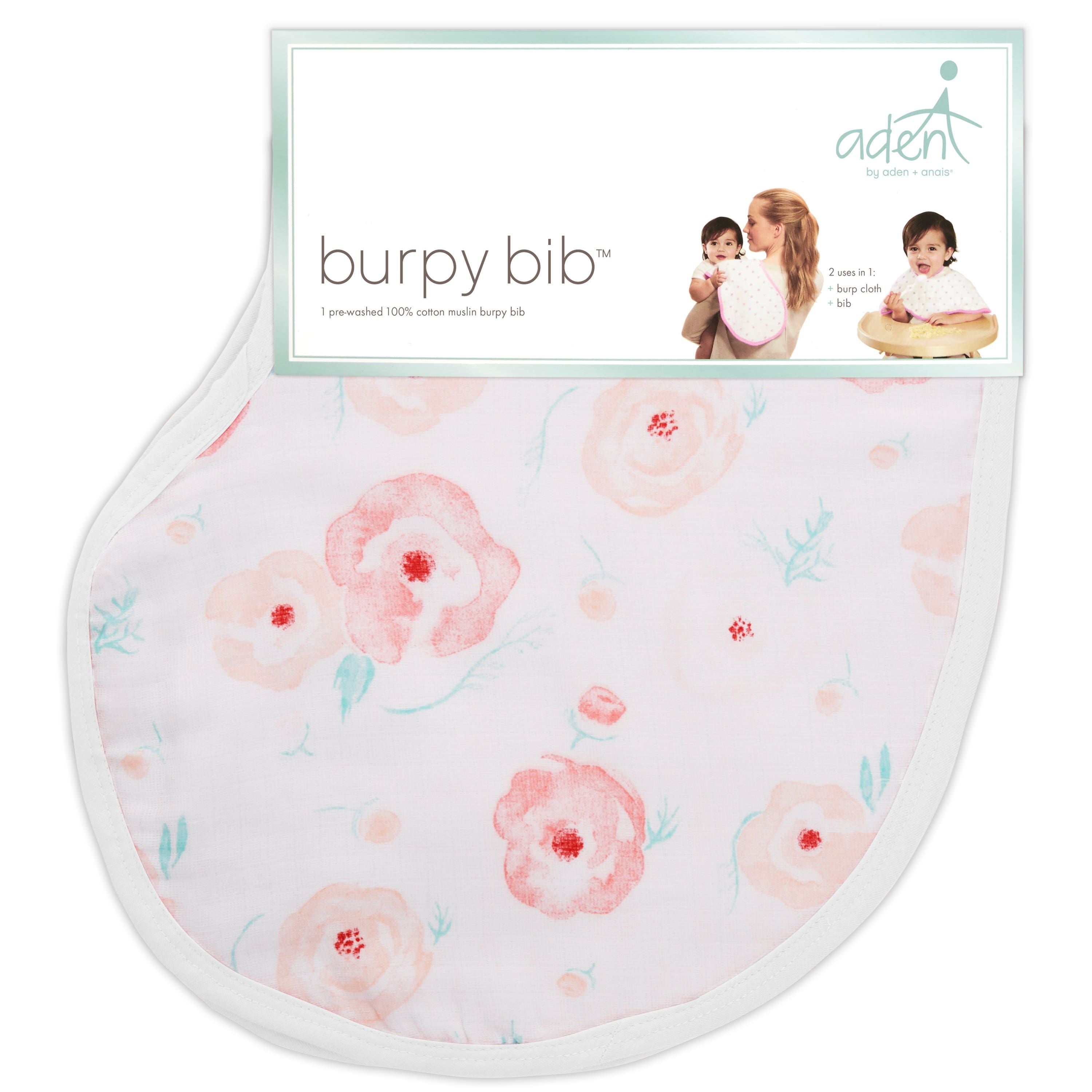 Essentials Cotton Muslin Burpy Bib