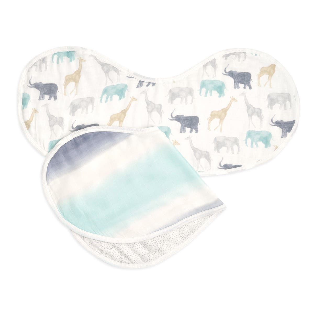 Boutique Silky Soft Burpy Bib 2 Pack