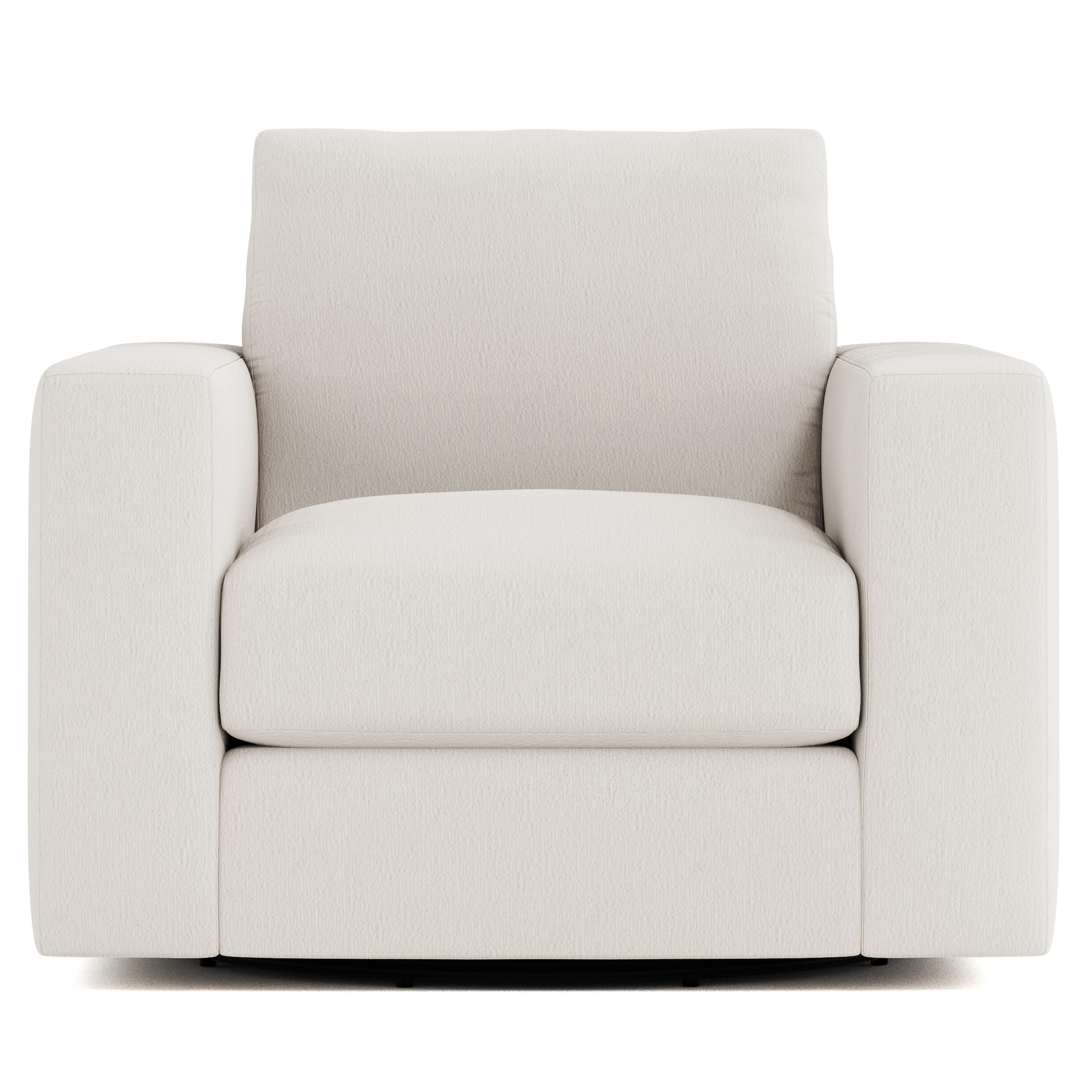 Bernhardt Drew Fabric Swivel Chair