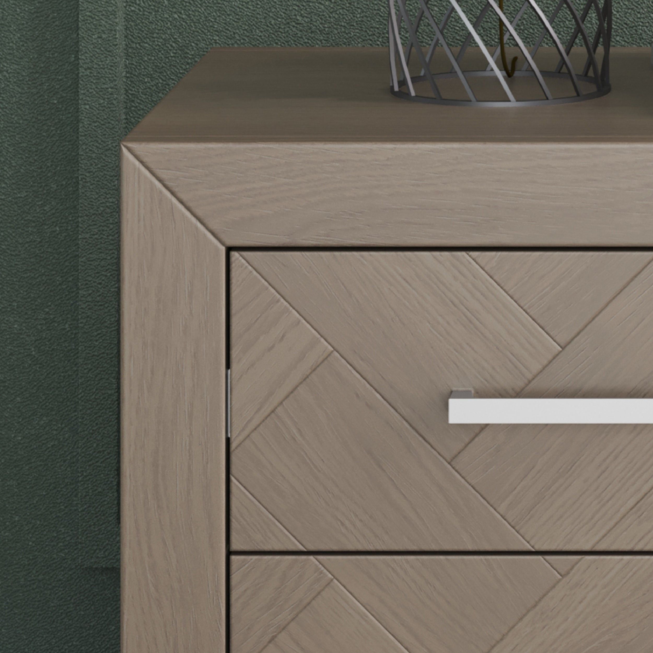 Kieran Nightstand, Crescent Gray