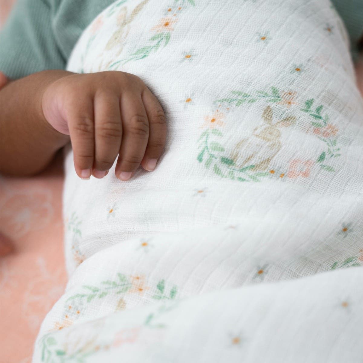 Essentials Cotton Muslin Swaddle Blanket 2 Pack