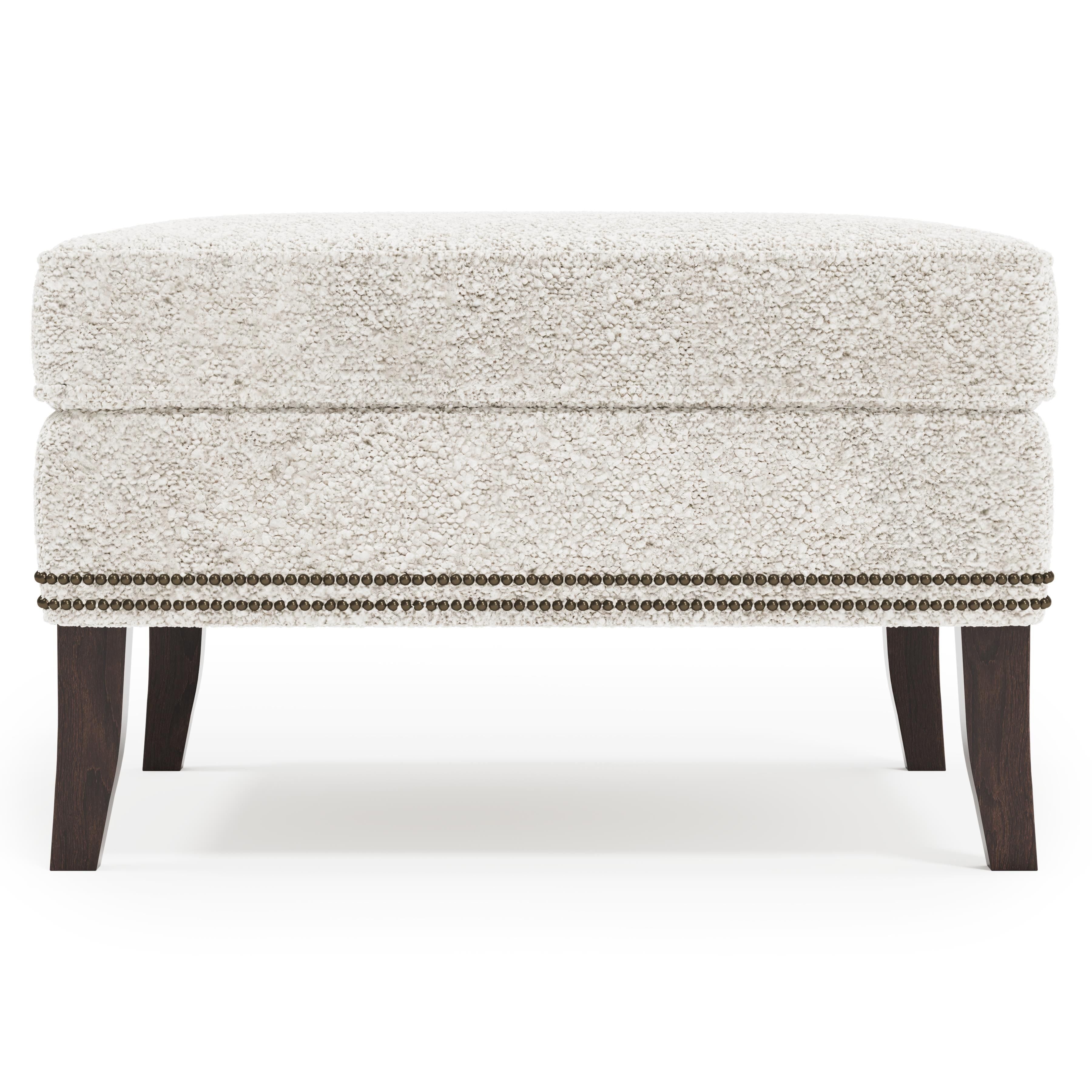 Bernhardt Furniture – Kingston Fabric Ottoman