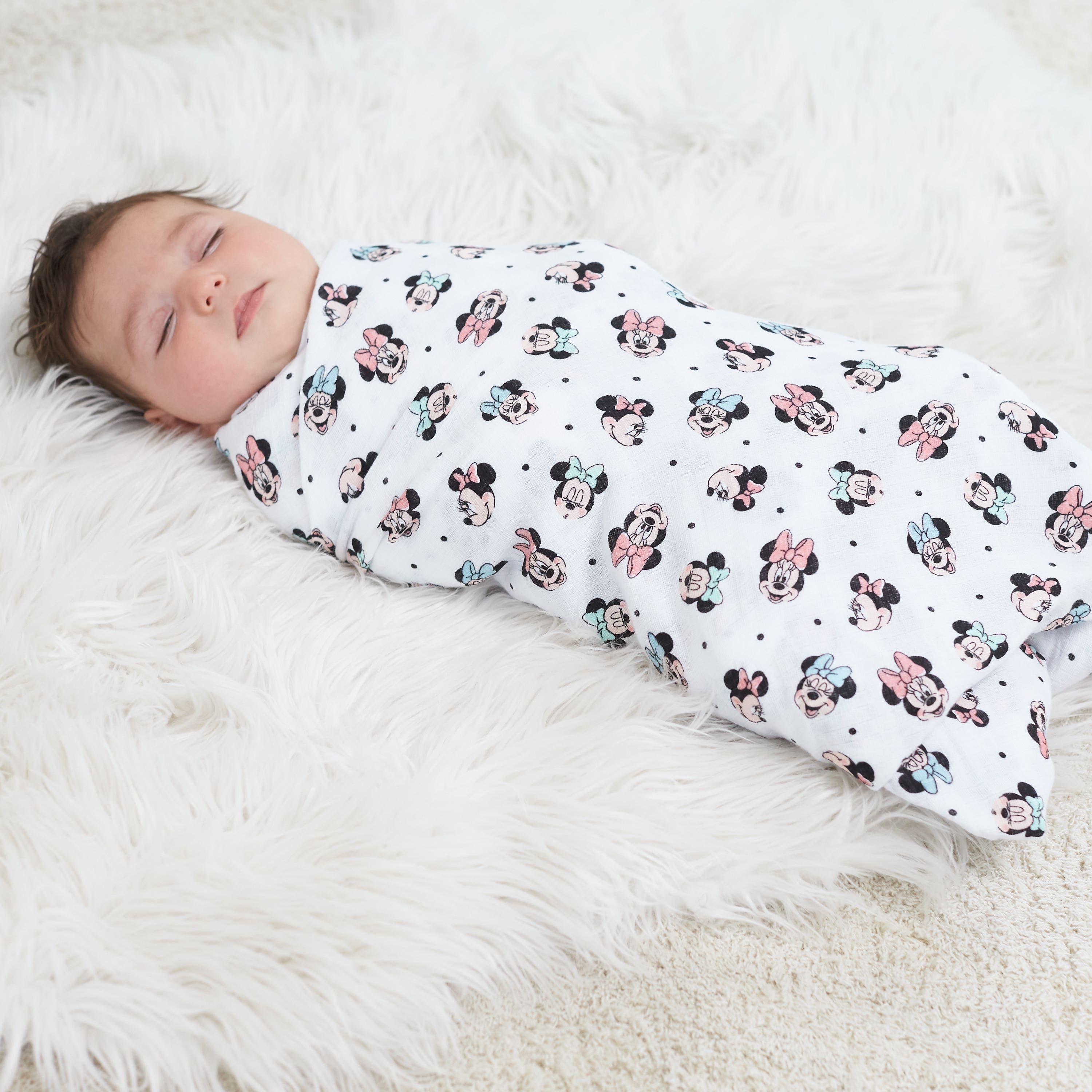 Disney™ Essentials Cotton Muslin Swaddle Blanket 4 Pack