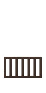 F09501 - Toddler Guard Rail, Brushed Truffle