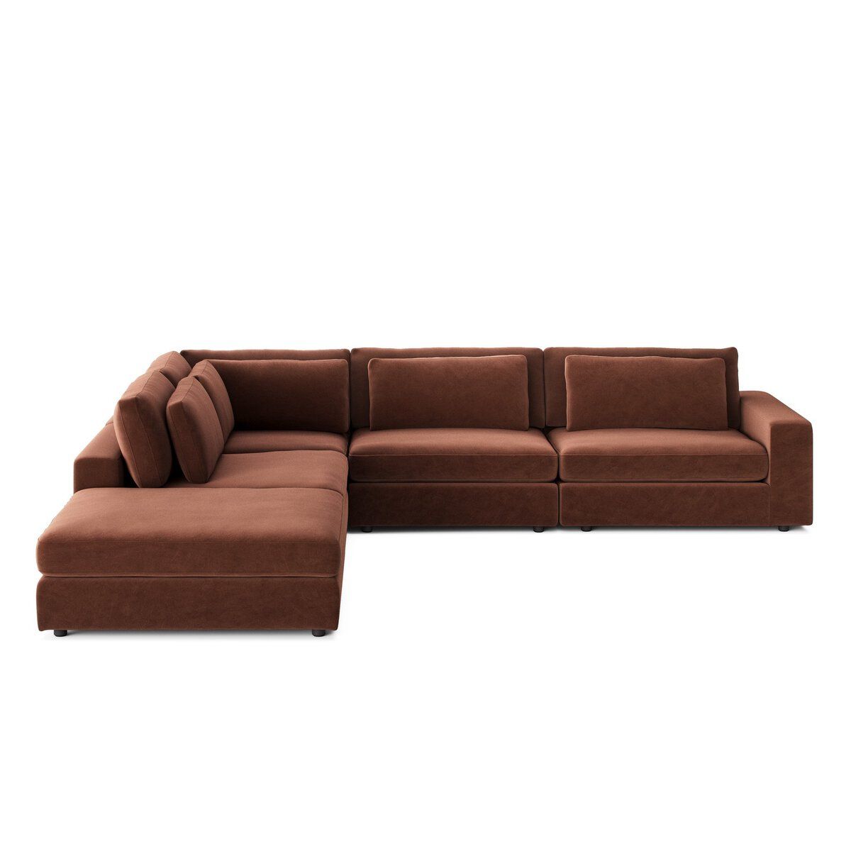Bloor 4-piece Sectional W/ Ottoman