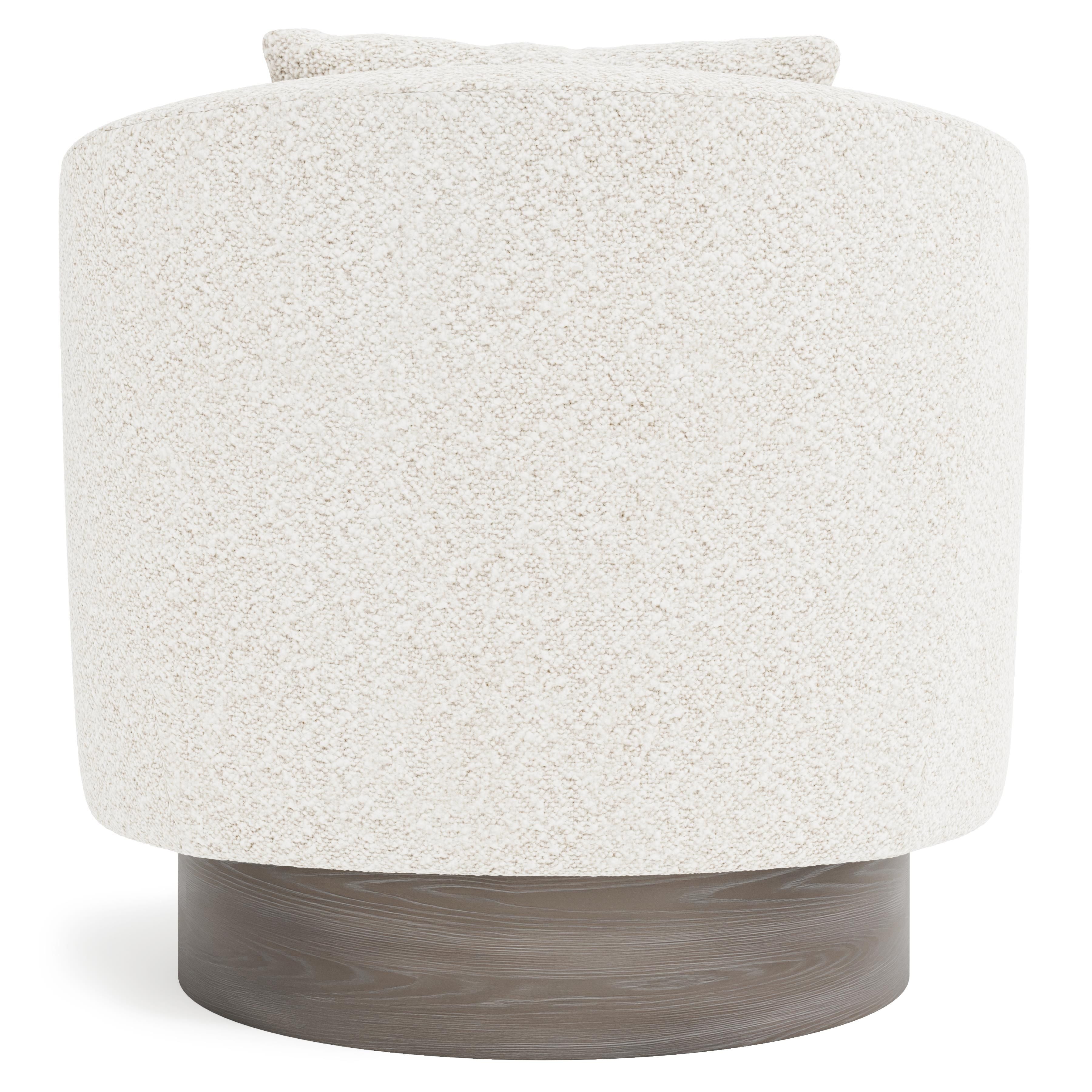Bernhardt Camino Fabric Swivel Chair