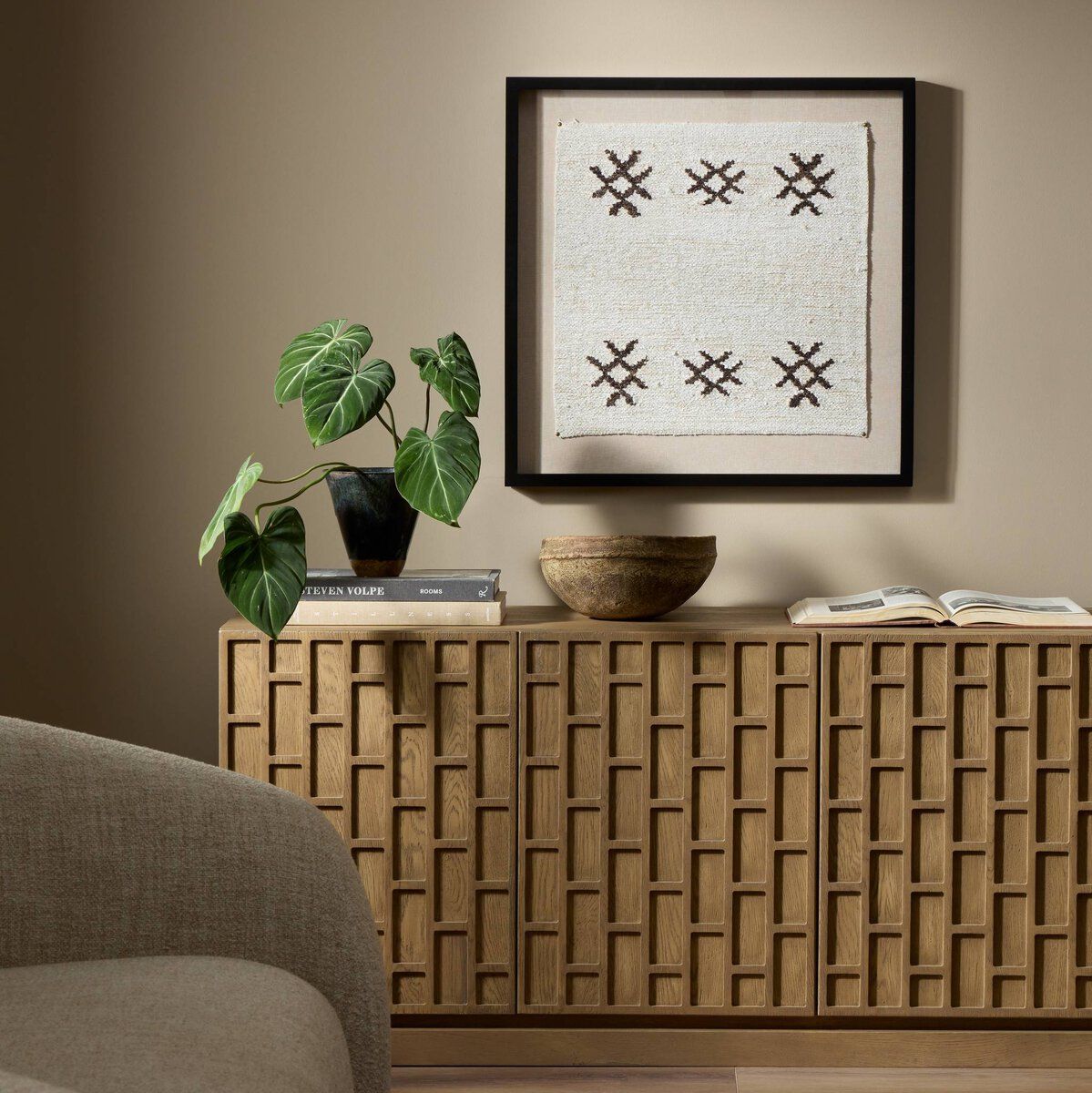 Ankara Textile I By Fh Art Studio