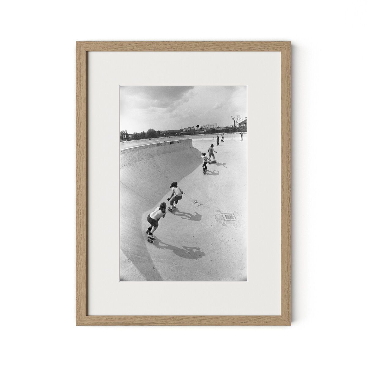 Skateboarding In A Drained Pool Ii
