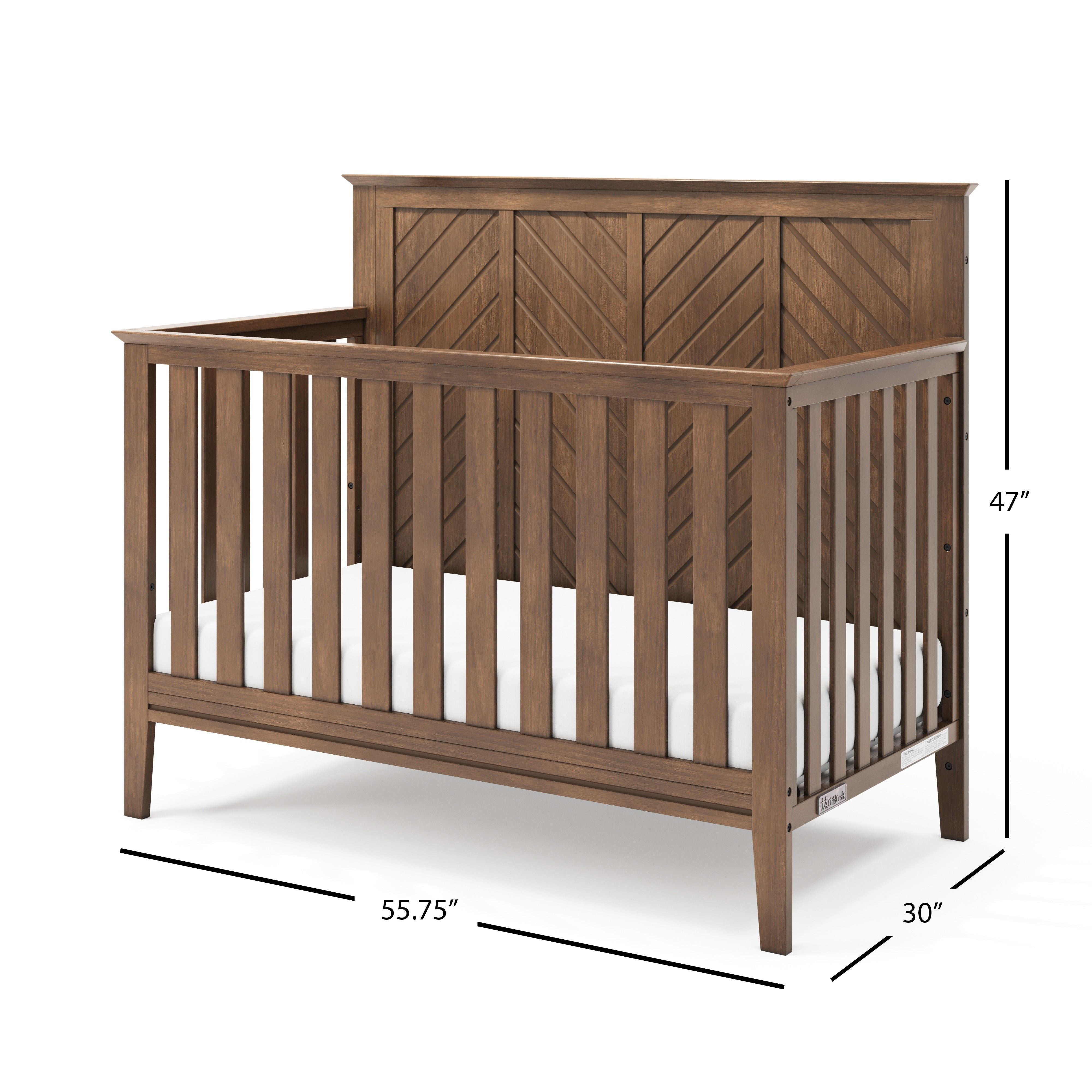 Atwood 4-in-1 Convertible Crib, Cocoa Bean