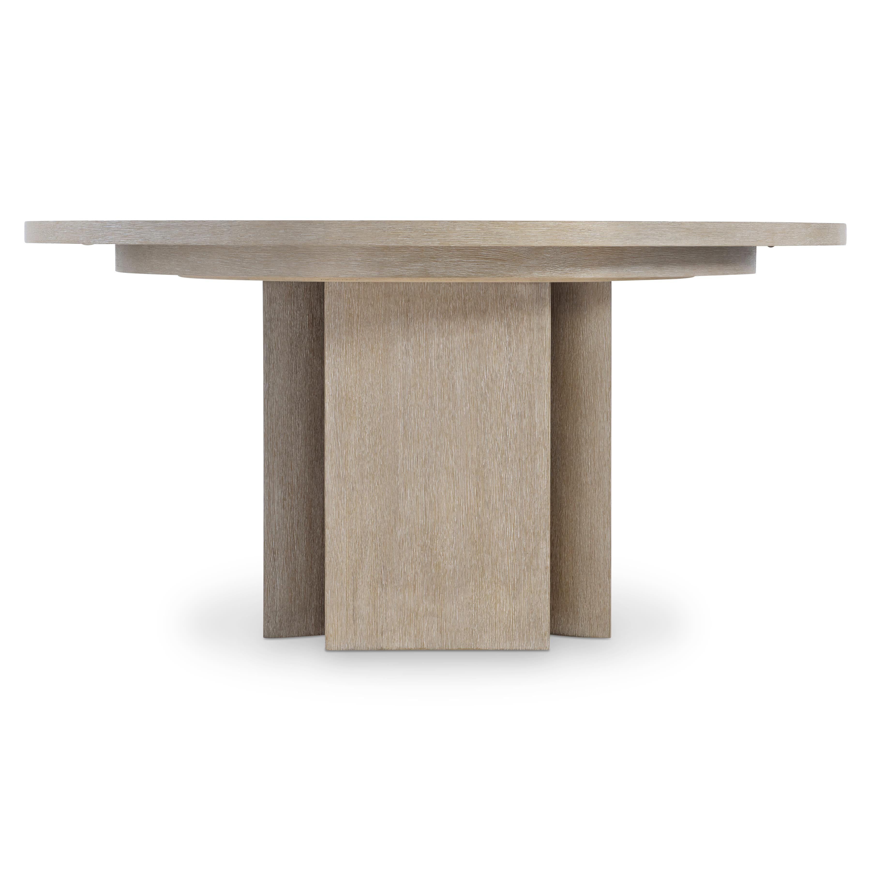Bernhardt Loggia Round Dining Table with Leaf