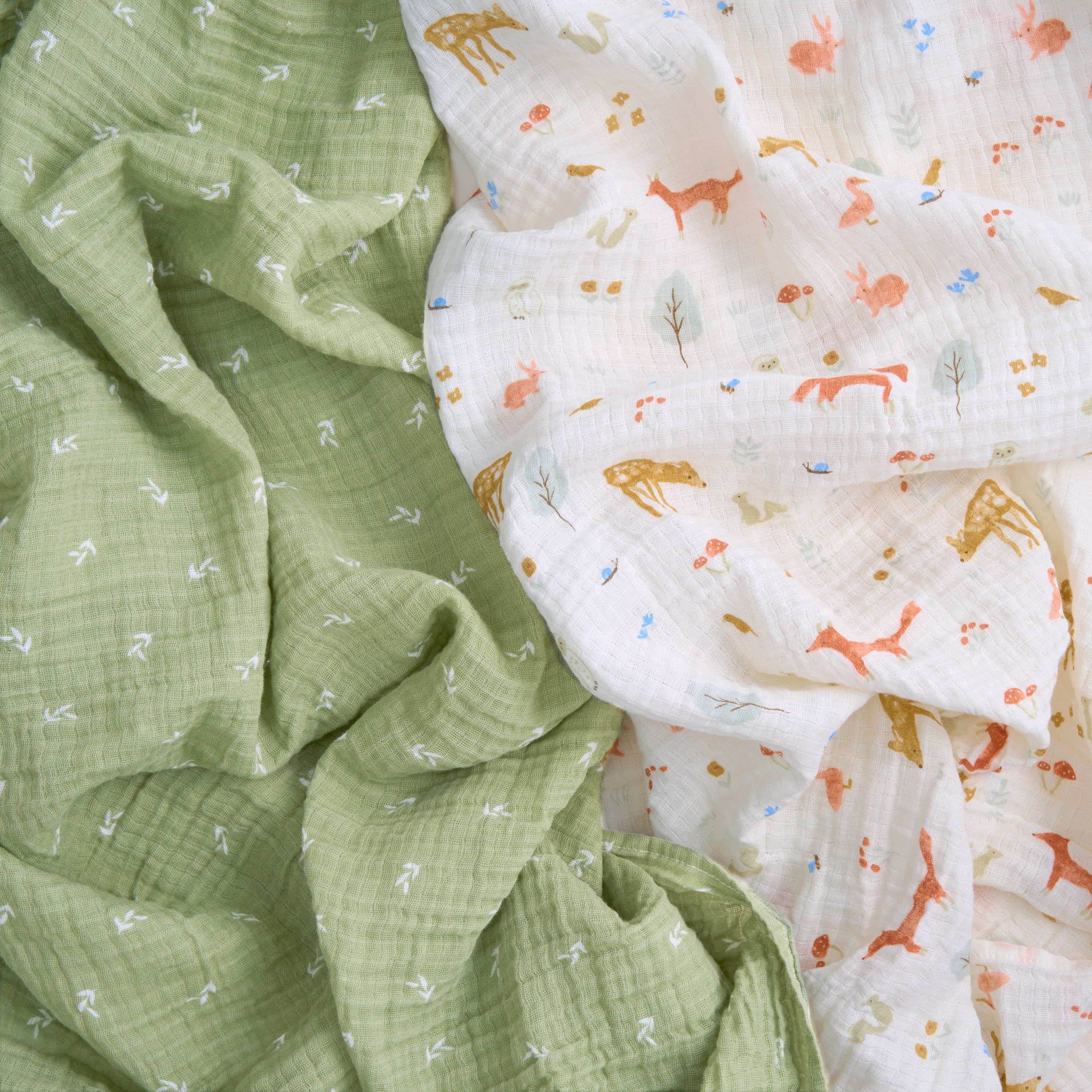 Essentials Cotton Muslin Swaddle Blanket 2 Pack