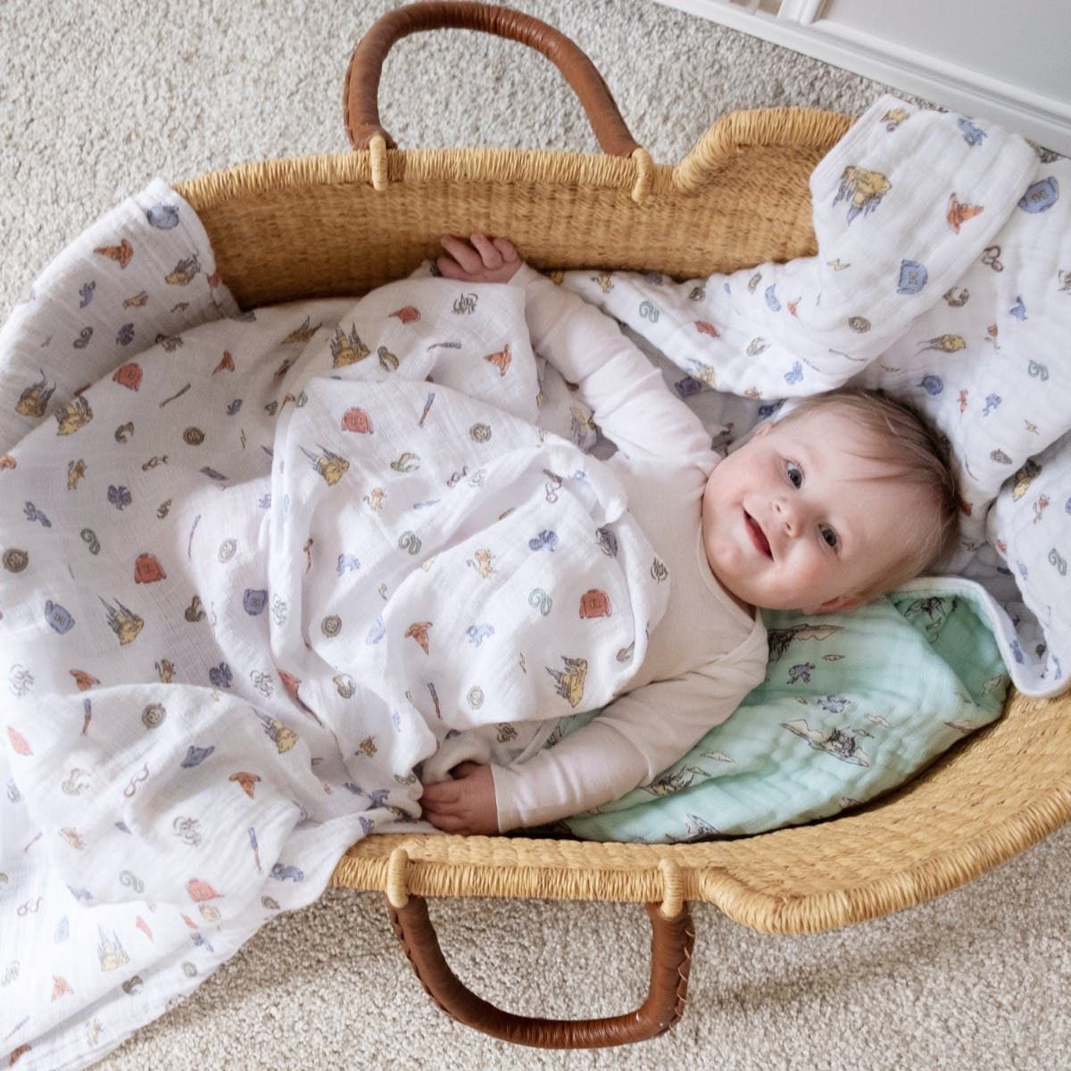 Essentials Cotton Muslin Swaddle Blanket 2 Pack