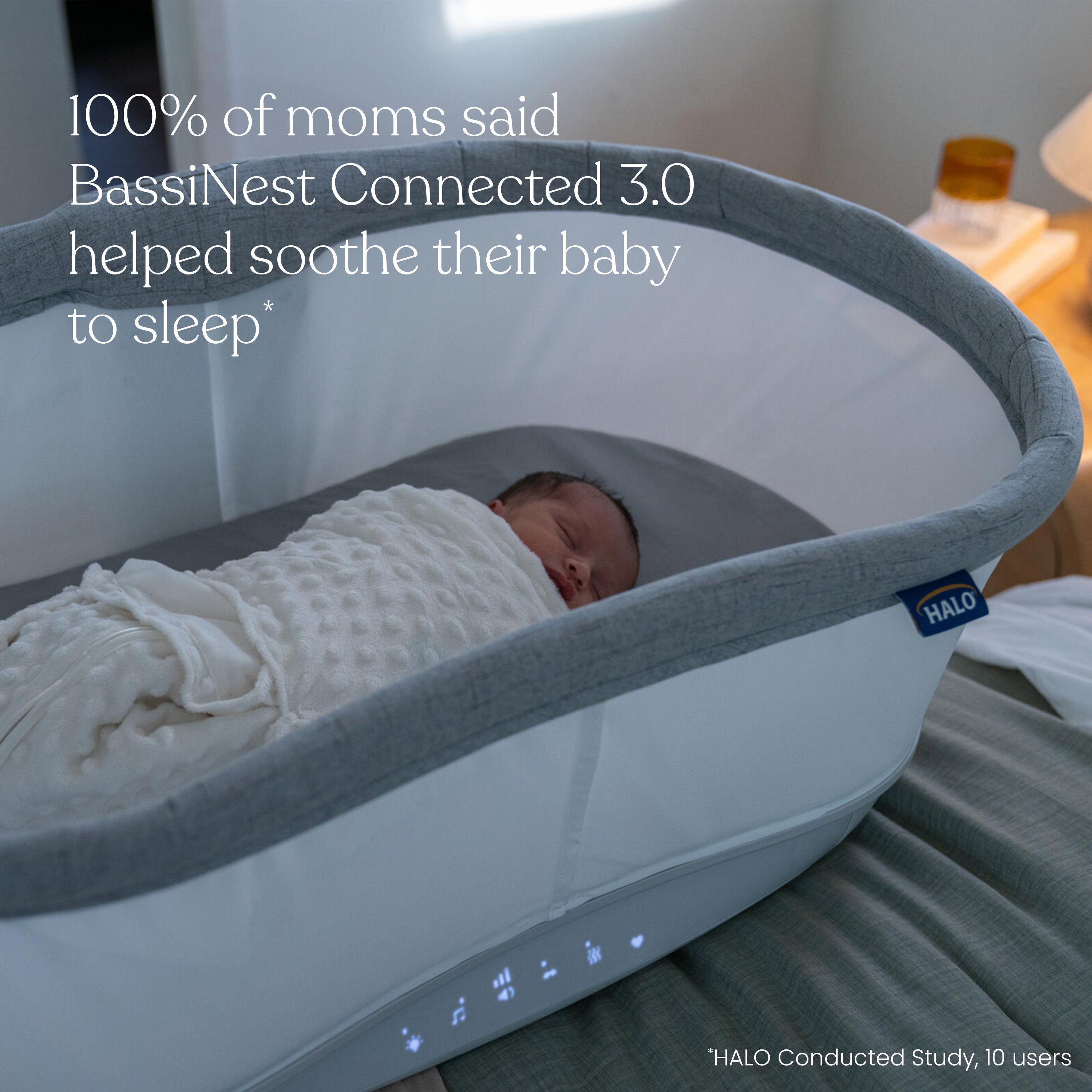 Bassinest® Connected Swivel Sleeper 3.0 - Smart Bassinet