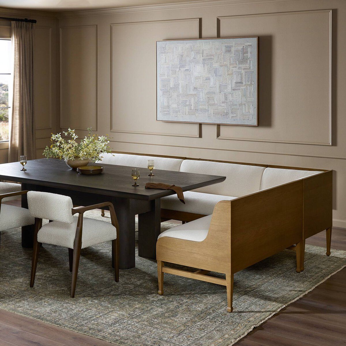 Priscilla Dining Banquette L Shape