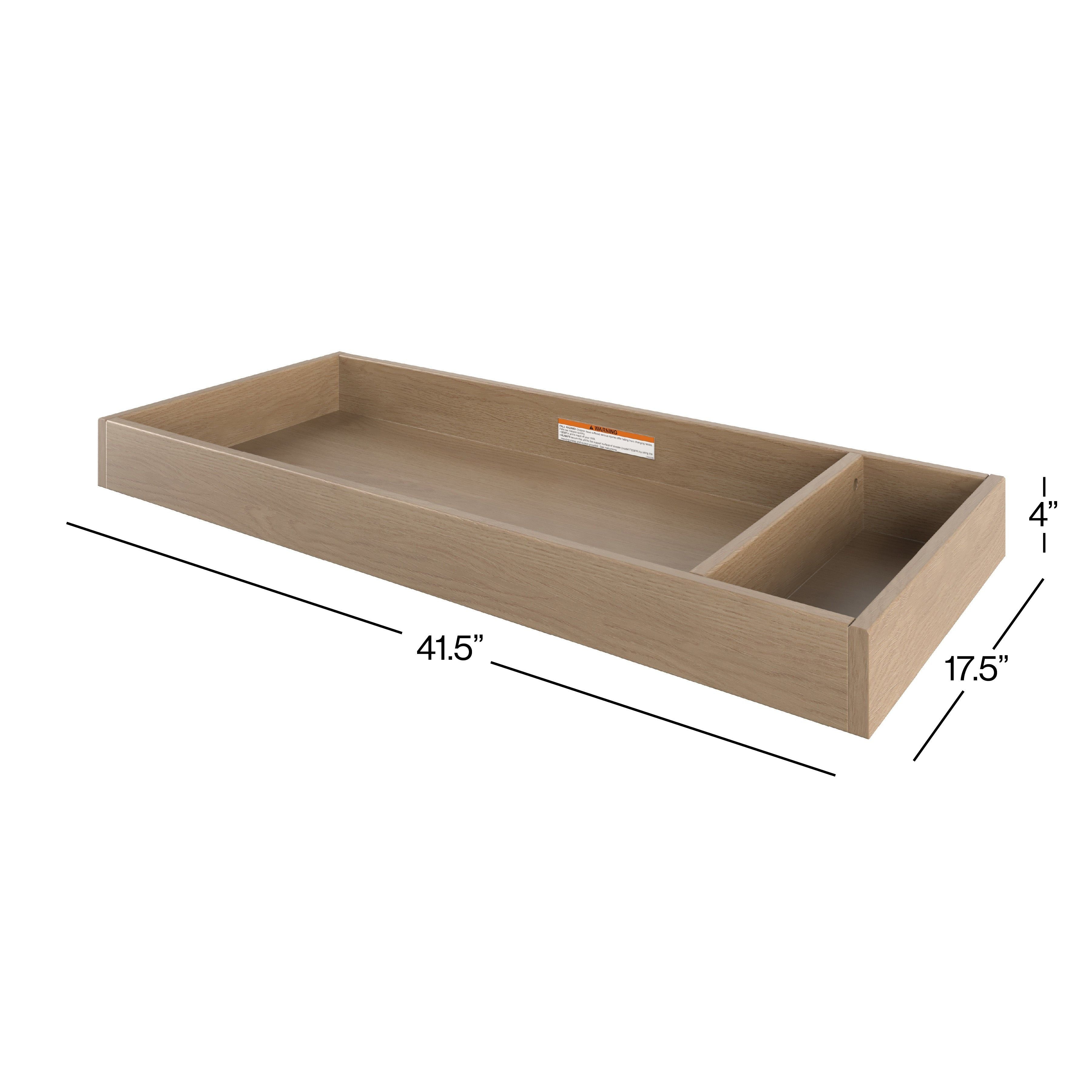 F01792 - Universal Changing Table Topper, Nutmeg