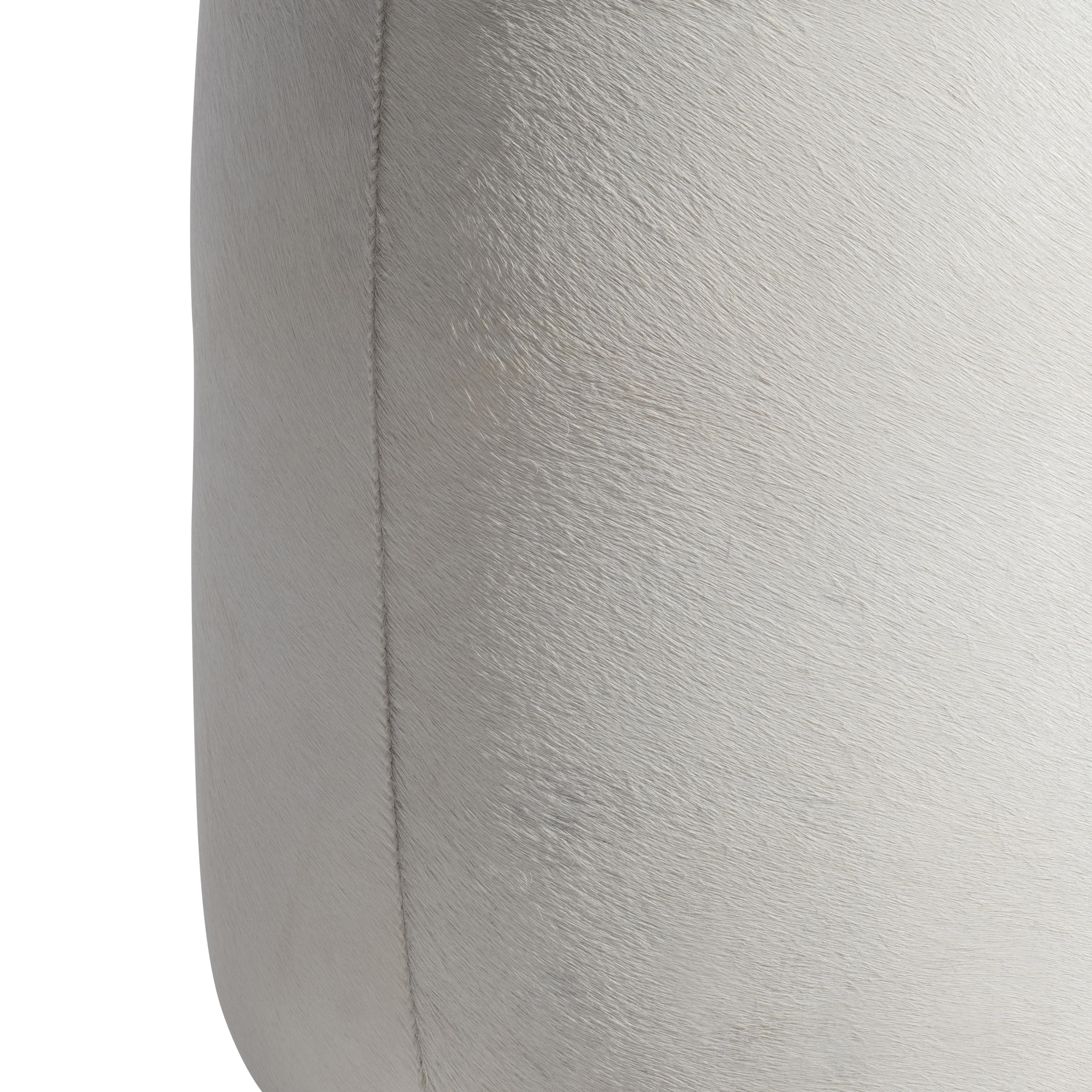Bernhardt Furniture Ash Leather Ottoman