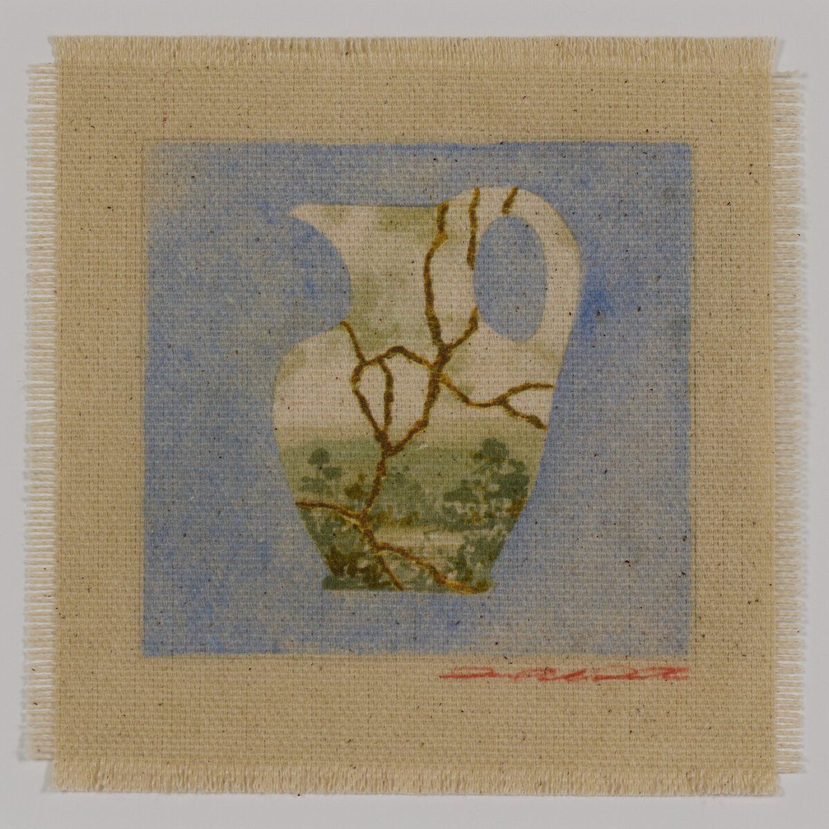 Poetic Mend Blue 1 By Laurel-dawn Latshaw