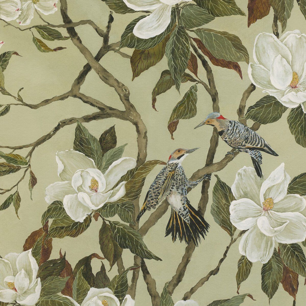 Green Chinoiserie By Laurel-dawn Latshaw