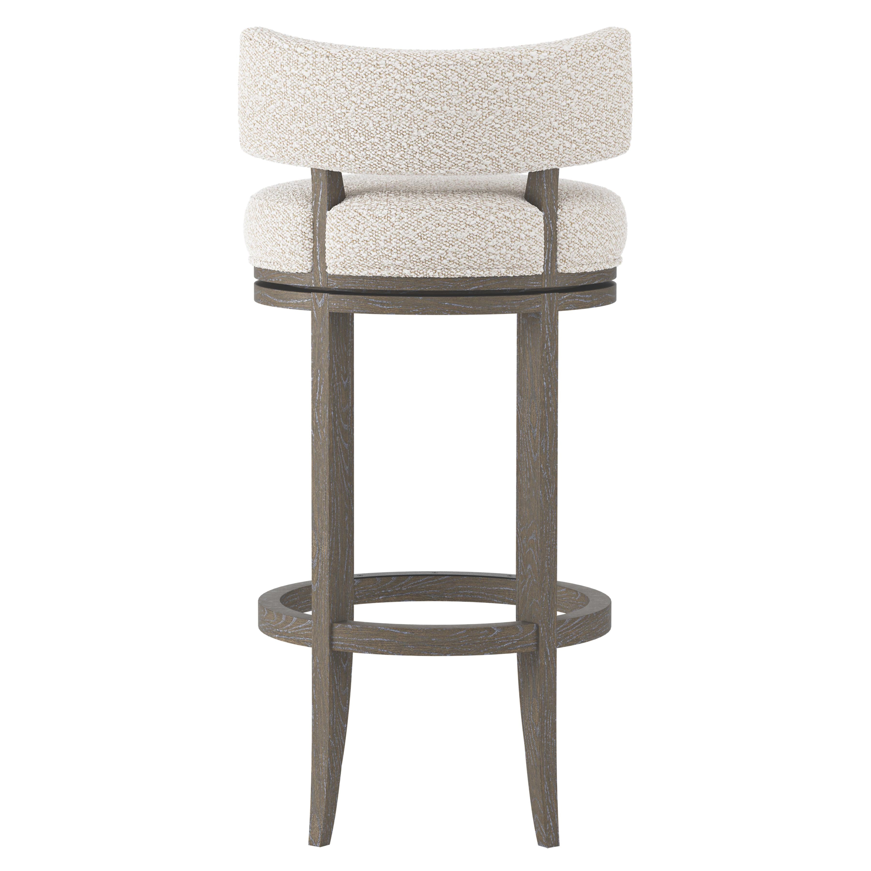 Bernhardt Furniture Hirsch Fabric Bar Stool