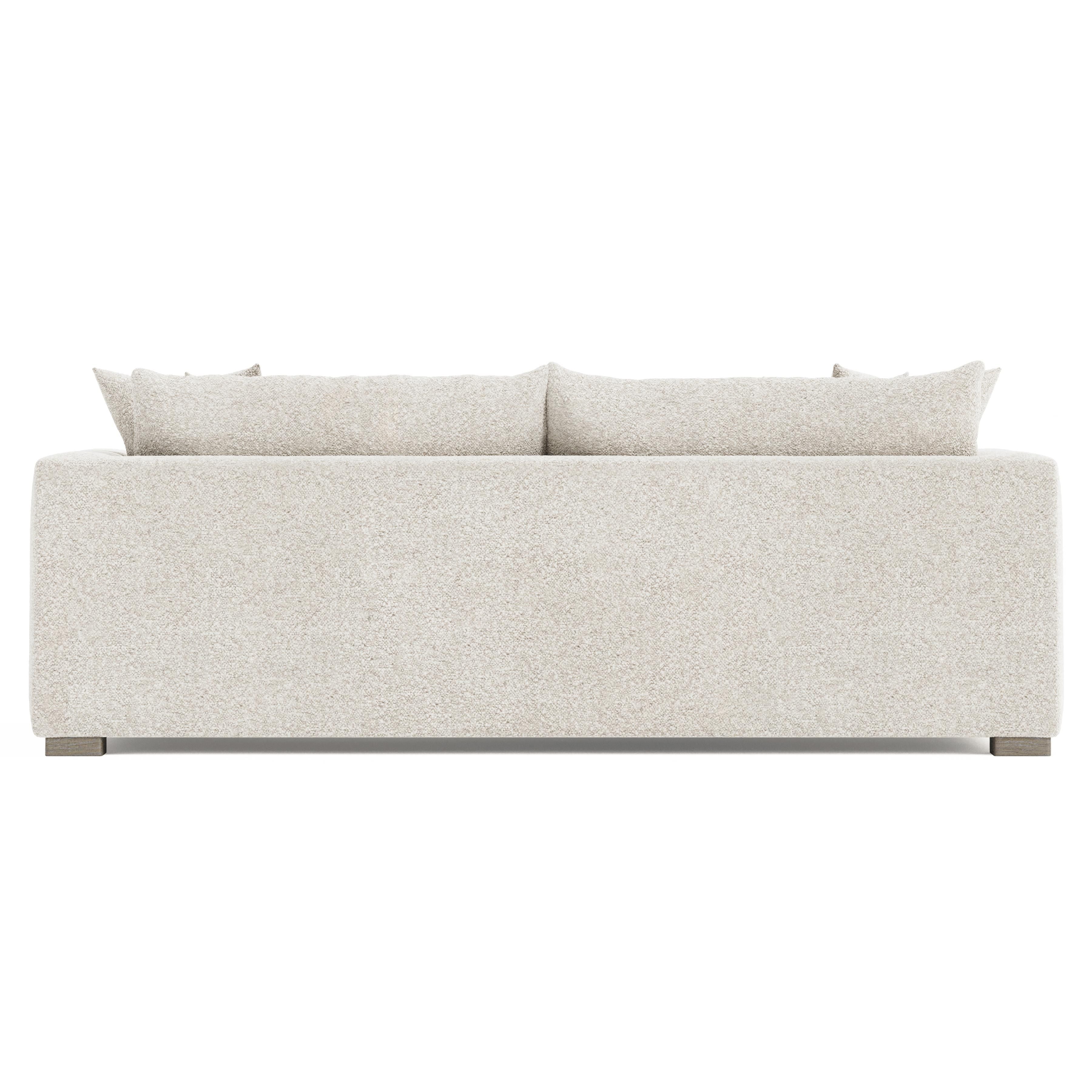 Bernhardt Helena Fabric Sofa Wood Foot