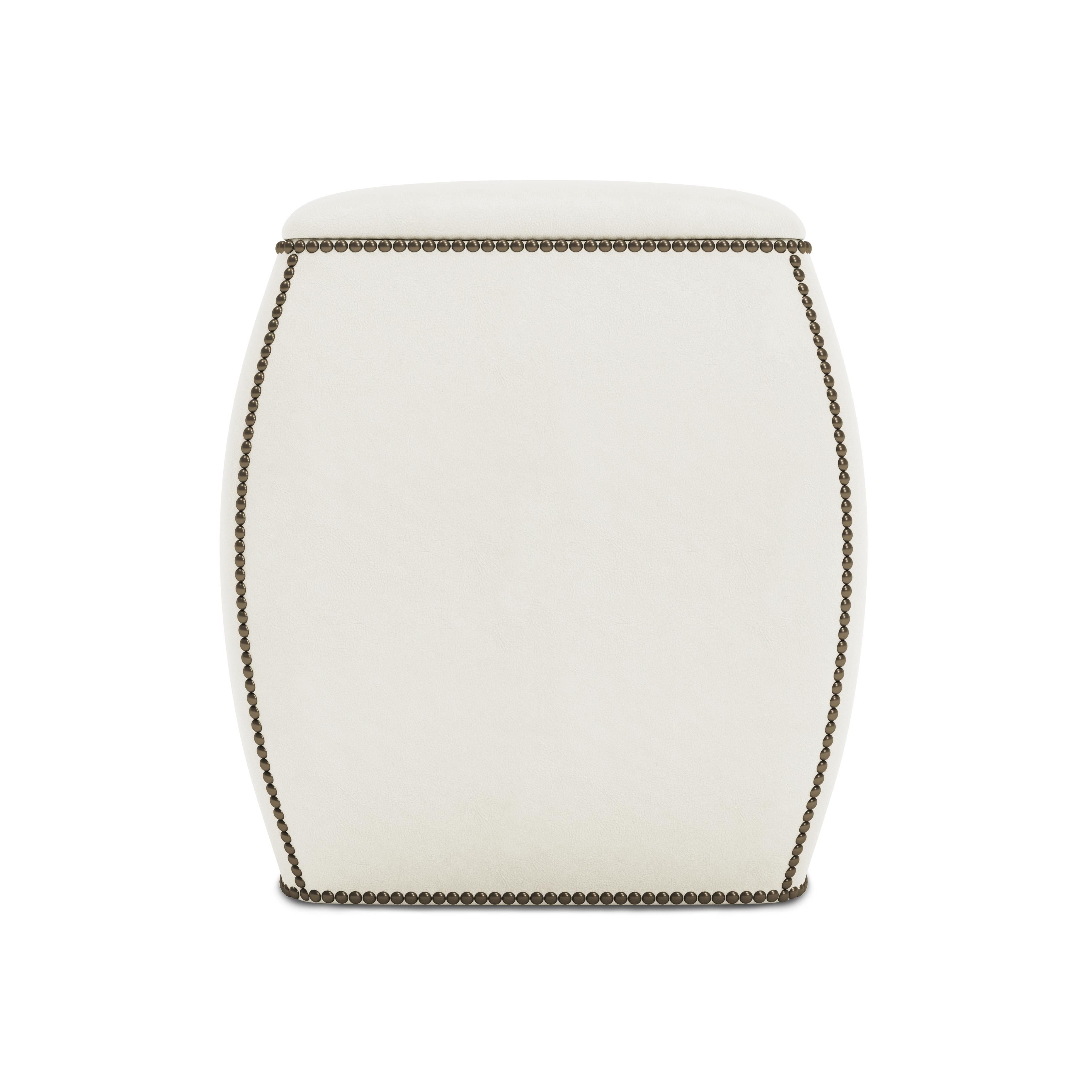 Bernhardt Furniture – Delta Leather Ottoman