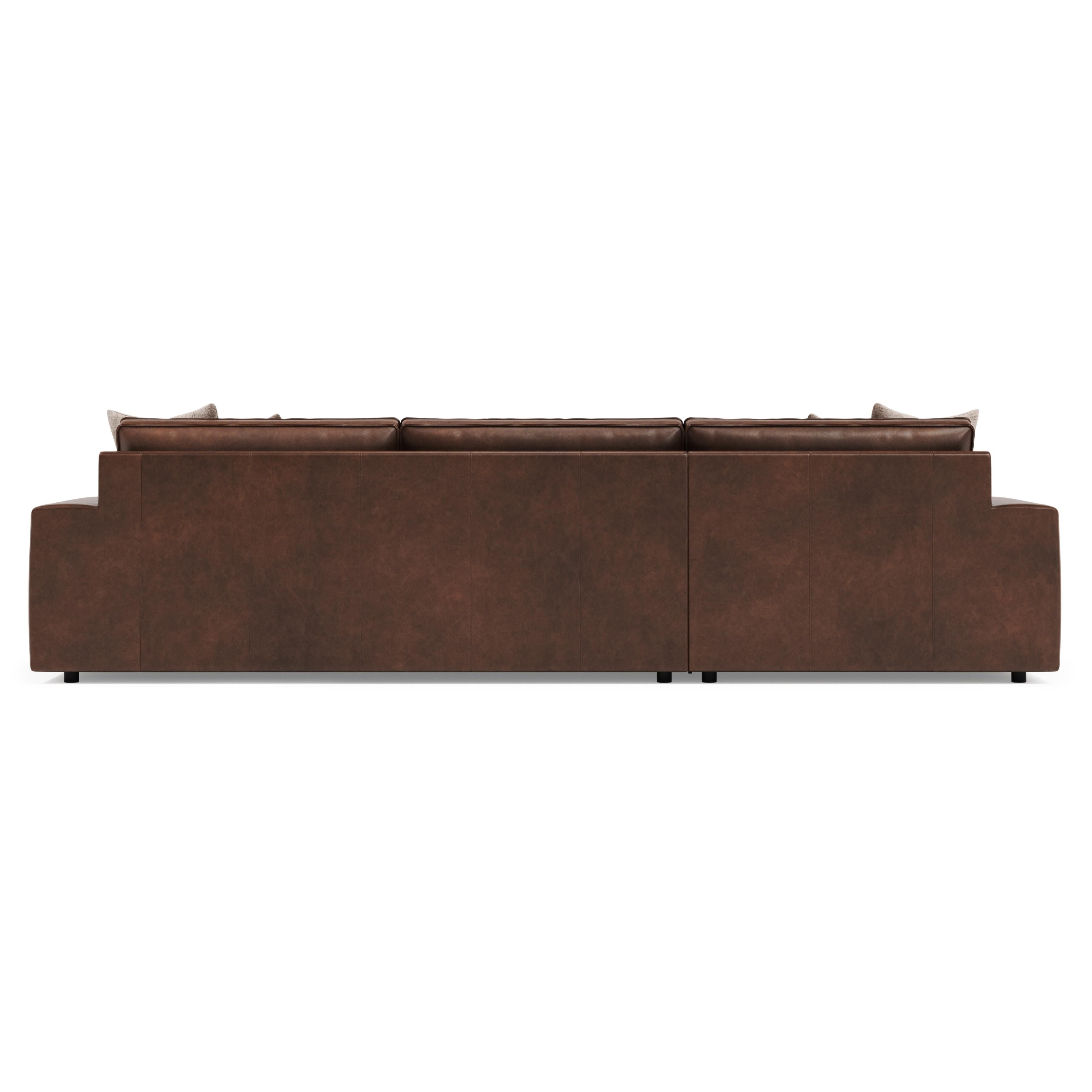Bernhardt Furniture Nest Leather Sectional
