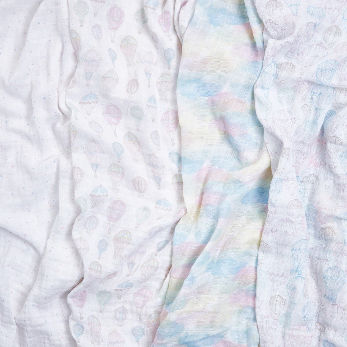 Organic Cotton Muslin Swaddle Blanket 4 Pack