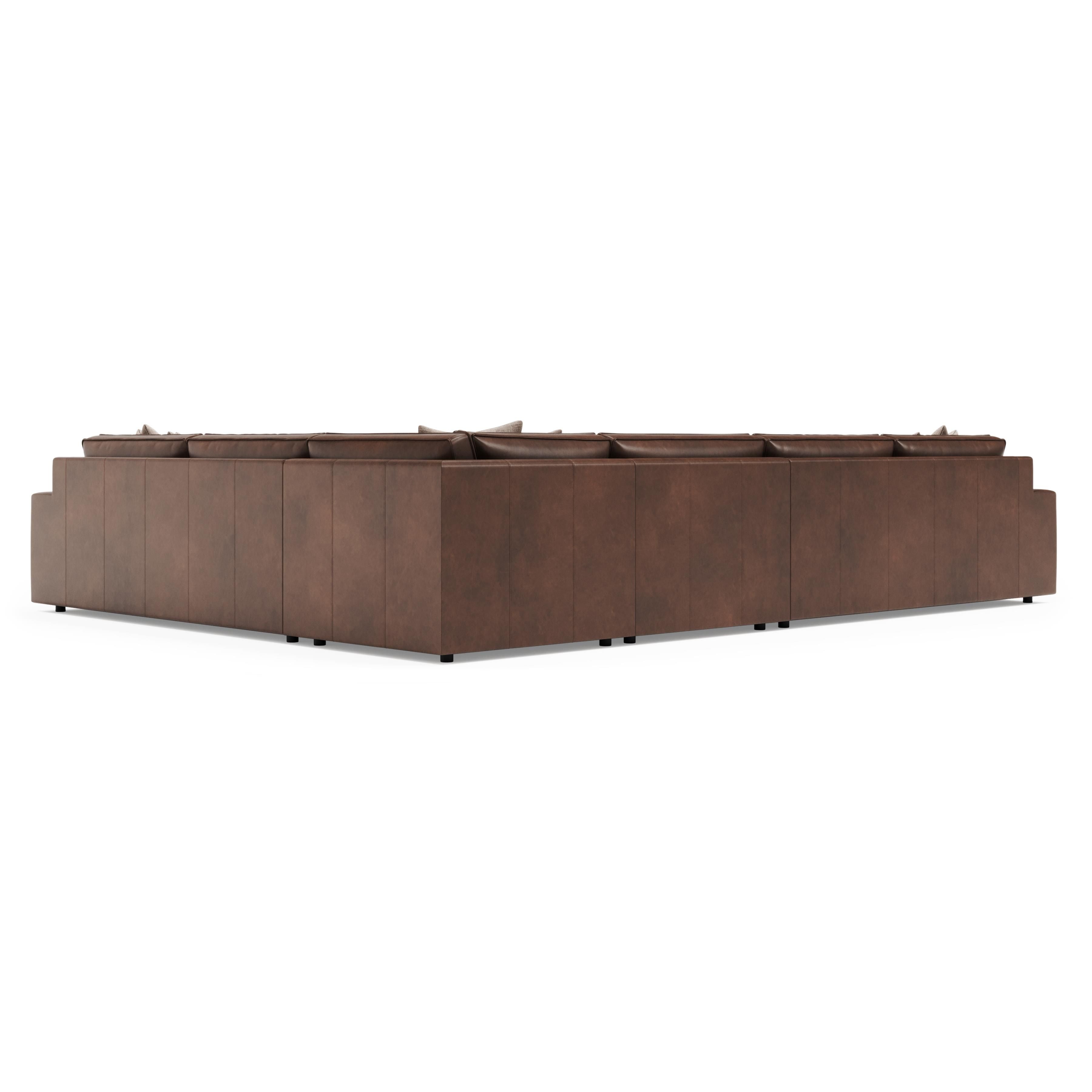 Bernhardt Nest Leather Sectional