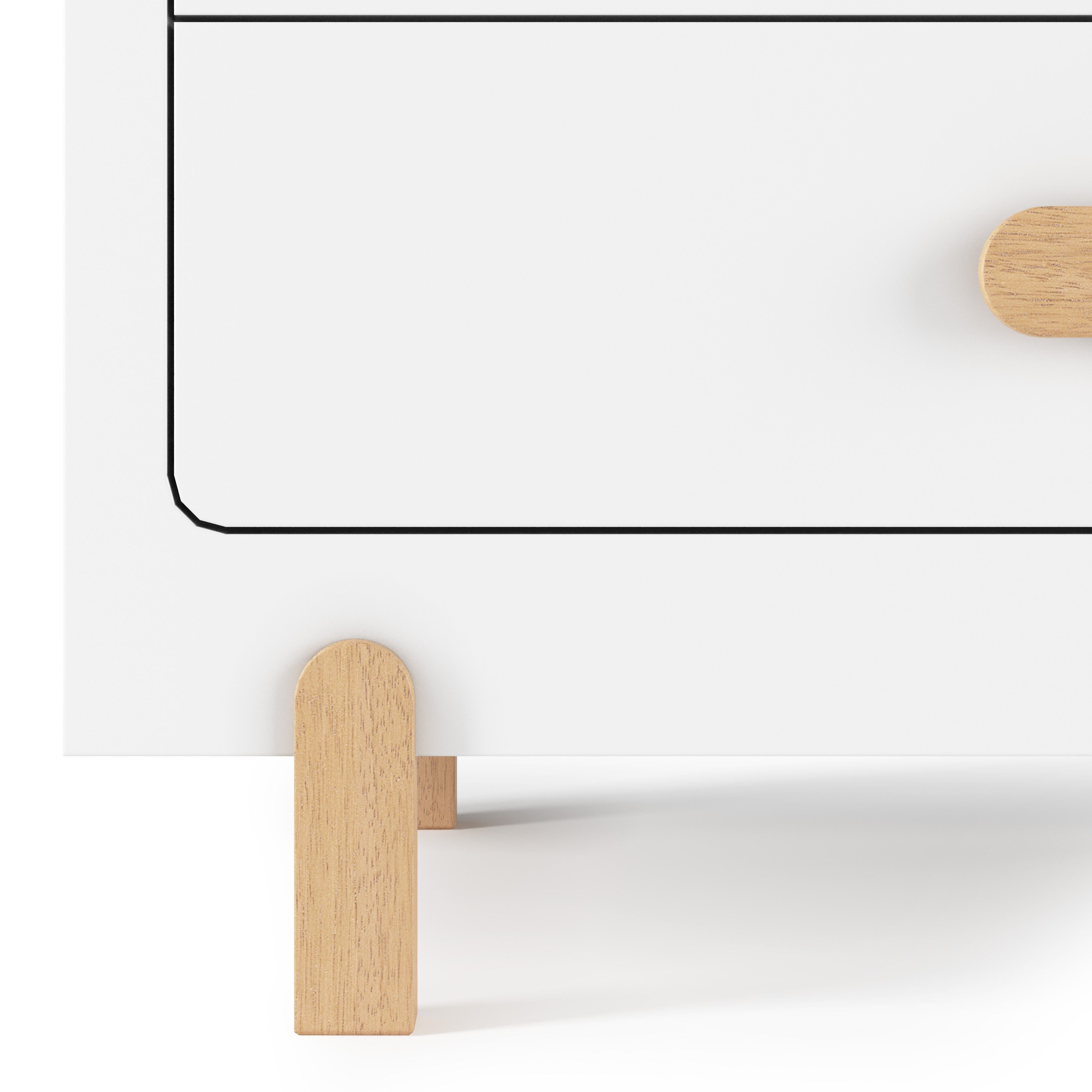 Park Heights 4-Drawer Chest - Matte White