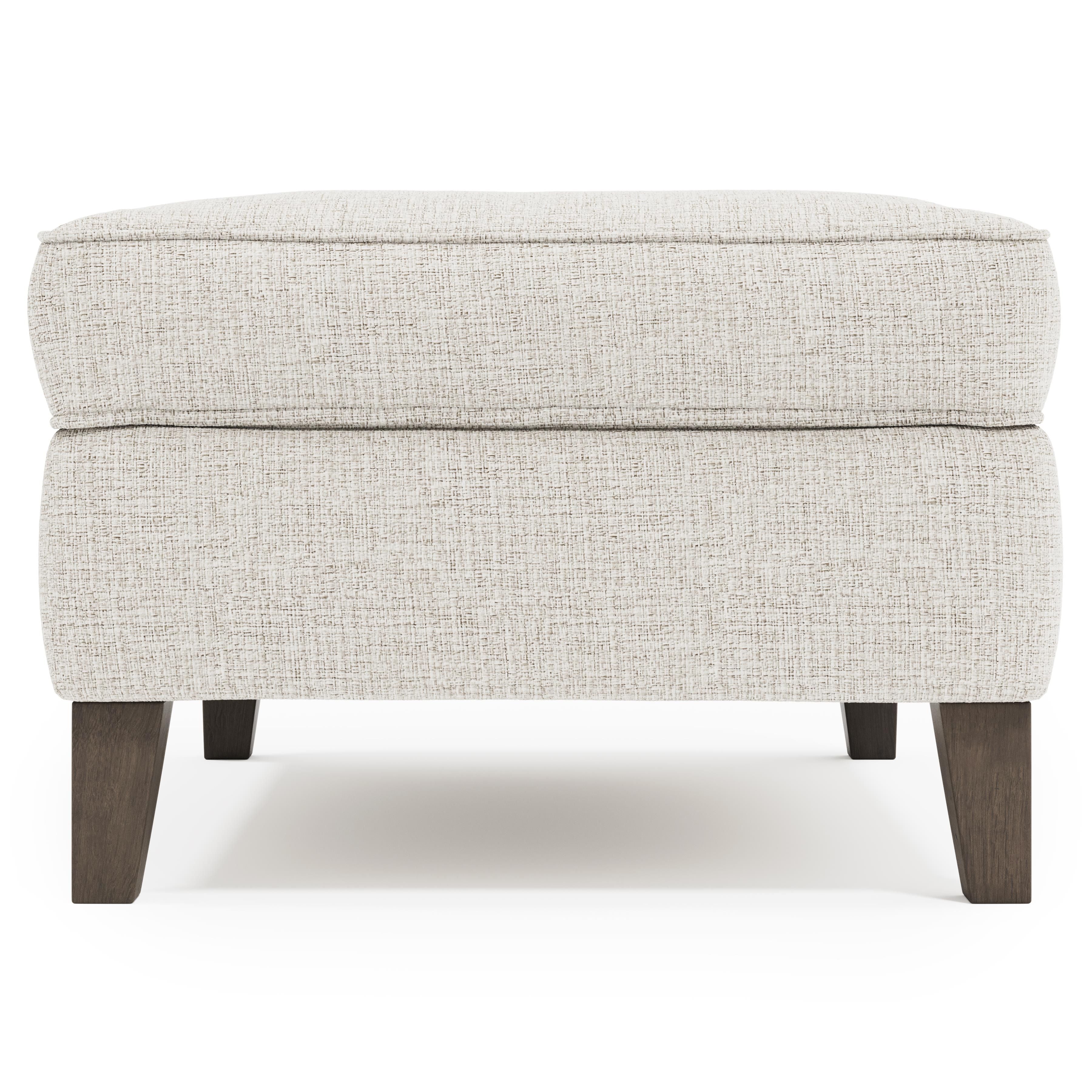 Bernhardt Furniture Addison Fabric Ottoman