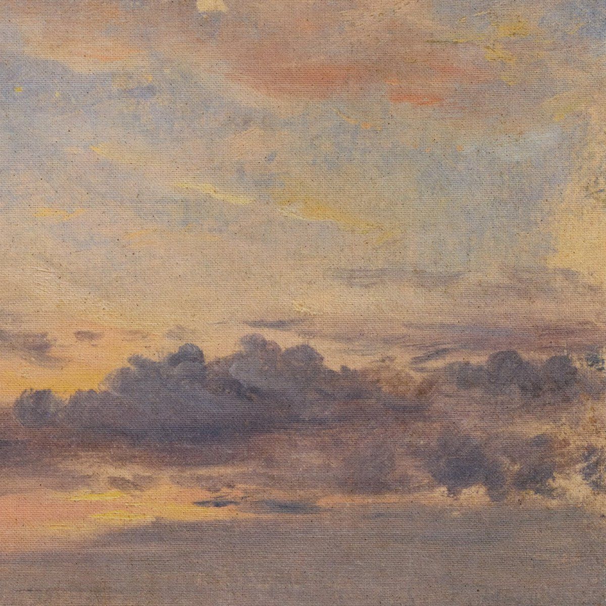A Cloud Study - Sunset By John Constable