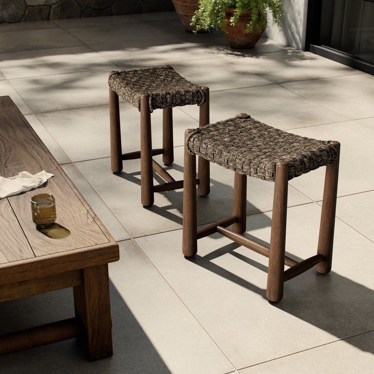 Savio Outdoor Accent Stool