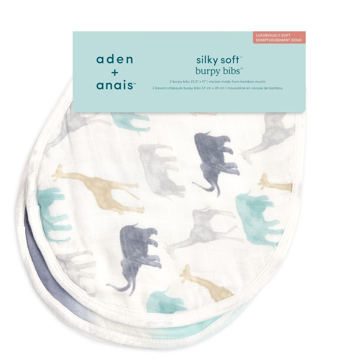 Boutique Silky Soft Burpy Bib 2 Pack