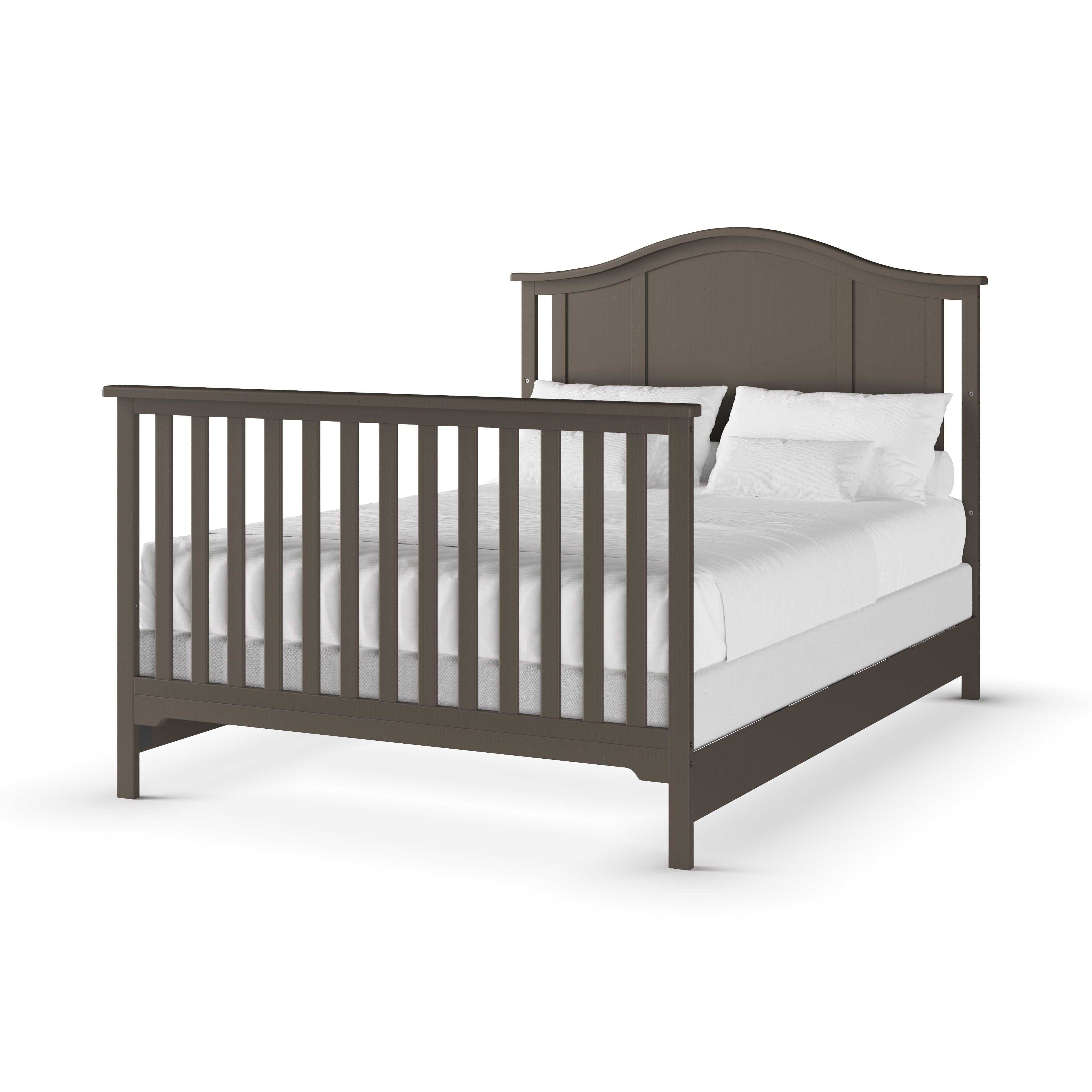 F06401 - Full-Size Bed Rails, Dapper Gray