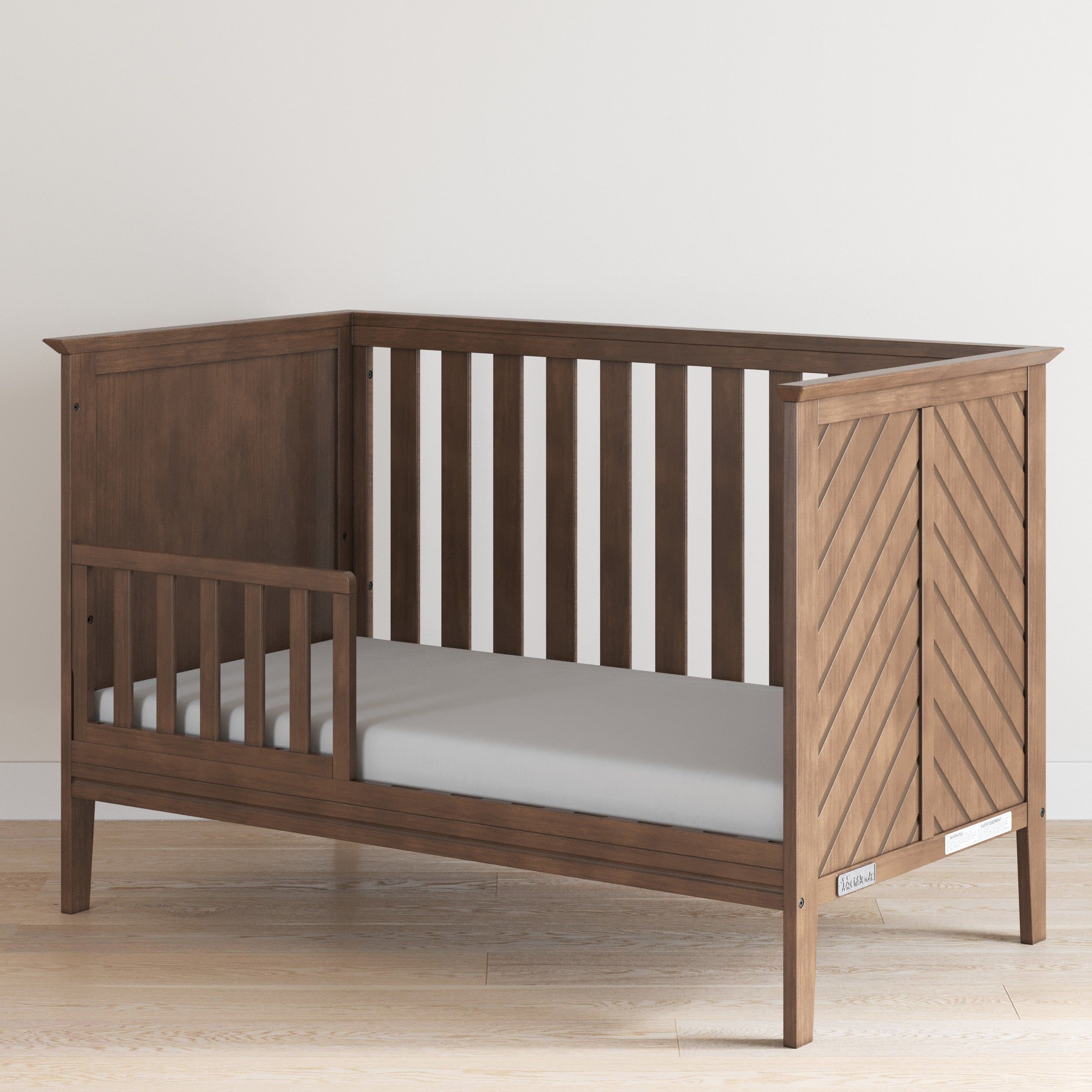 Toddler Guard Rail in Cocoa Bean by Halo Sleep