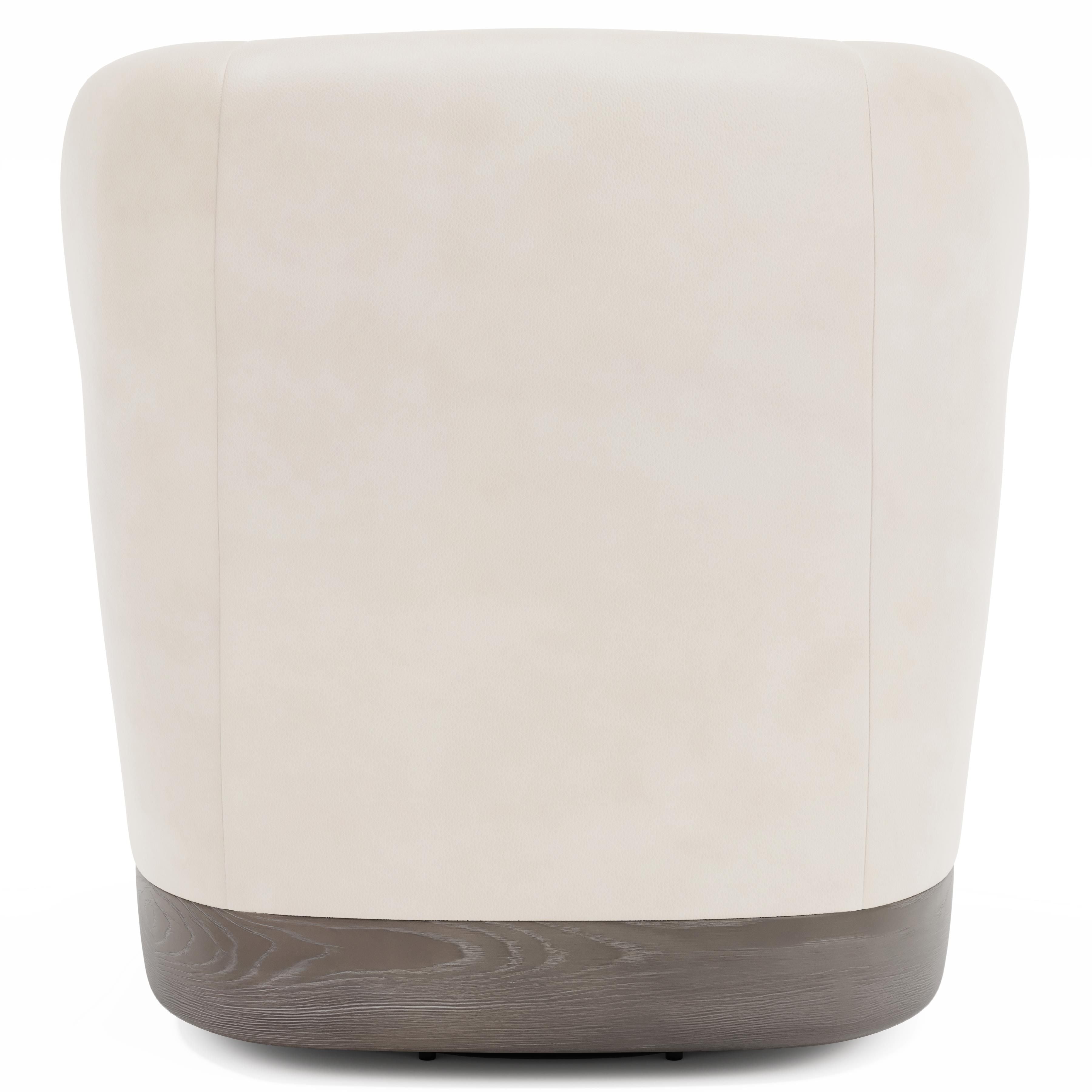 Bernhardt Furniture Beck Leather Swivel Chair