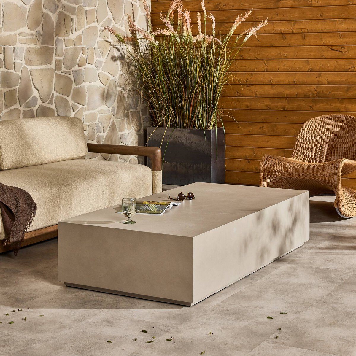 Otero Rectangular Outdoor Coffee Table