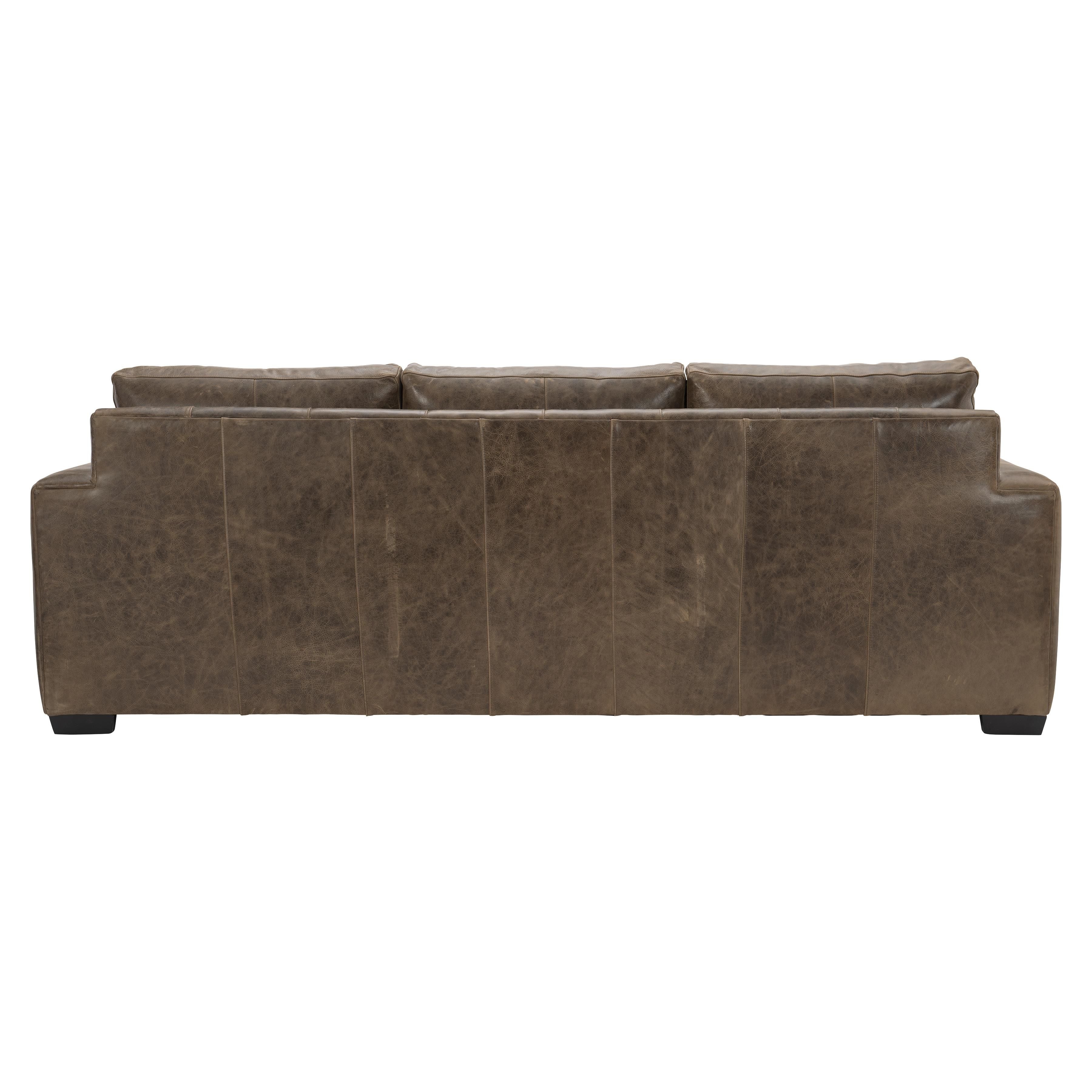 Bernhardt Dawkins Leather Sofa