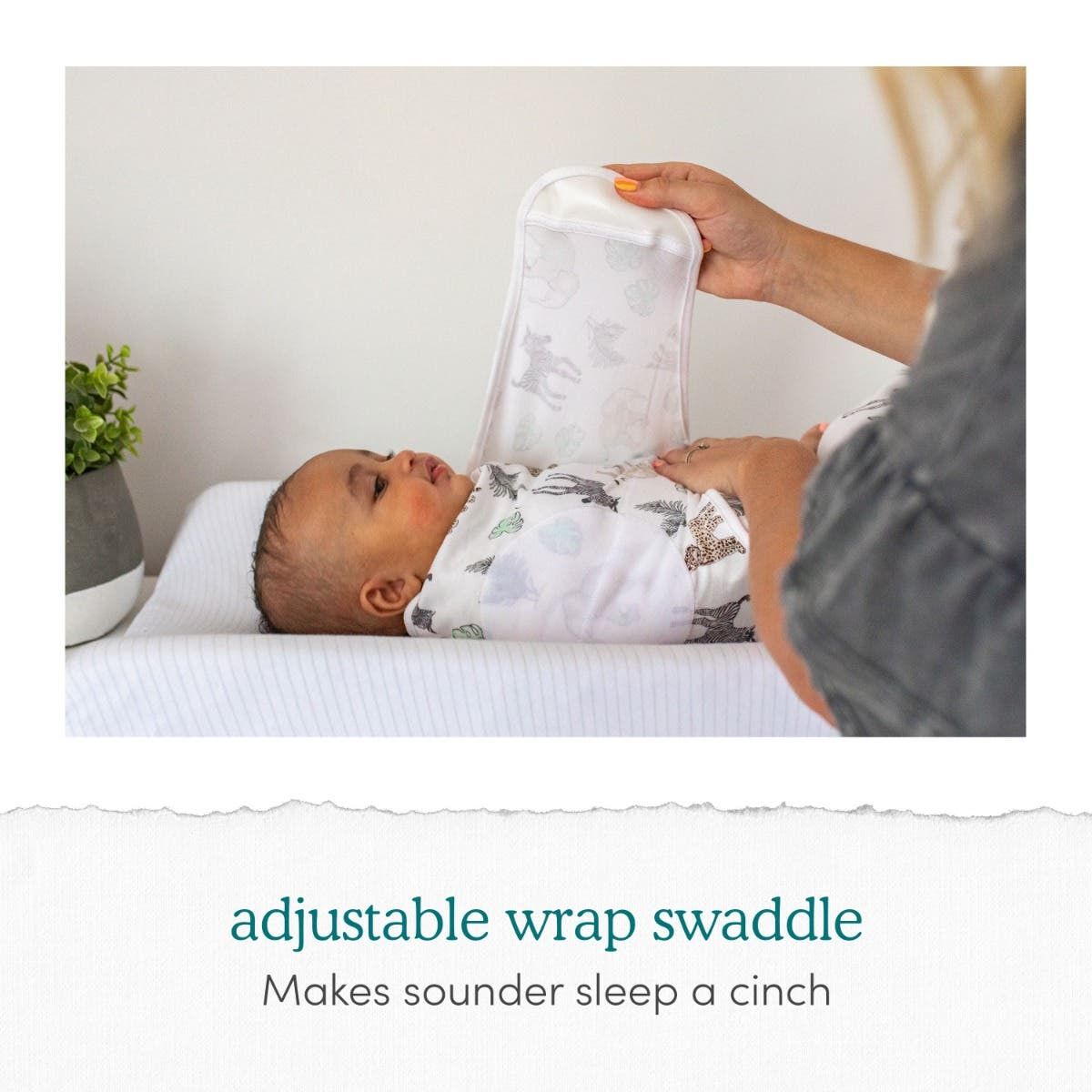 Essentials Easy Swaddle Wrap Quick Change 3 Pack Tog 1.0