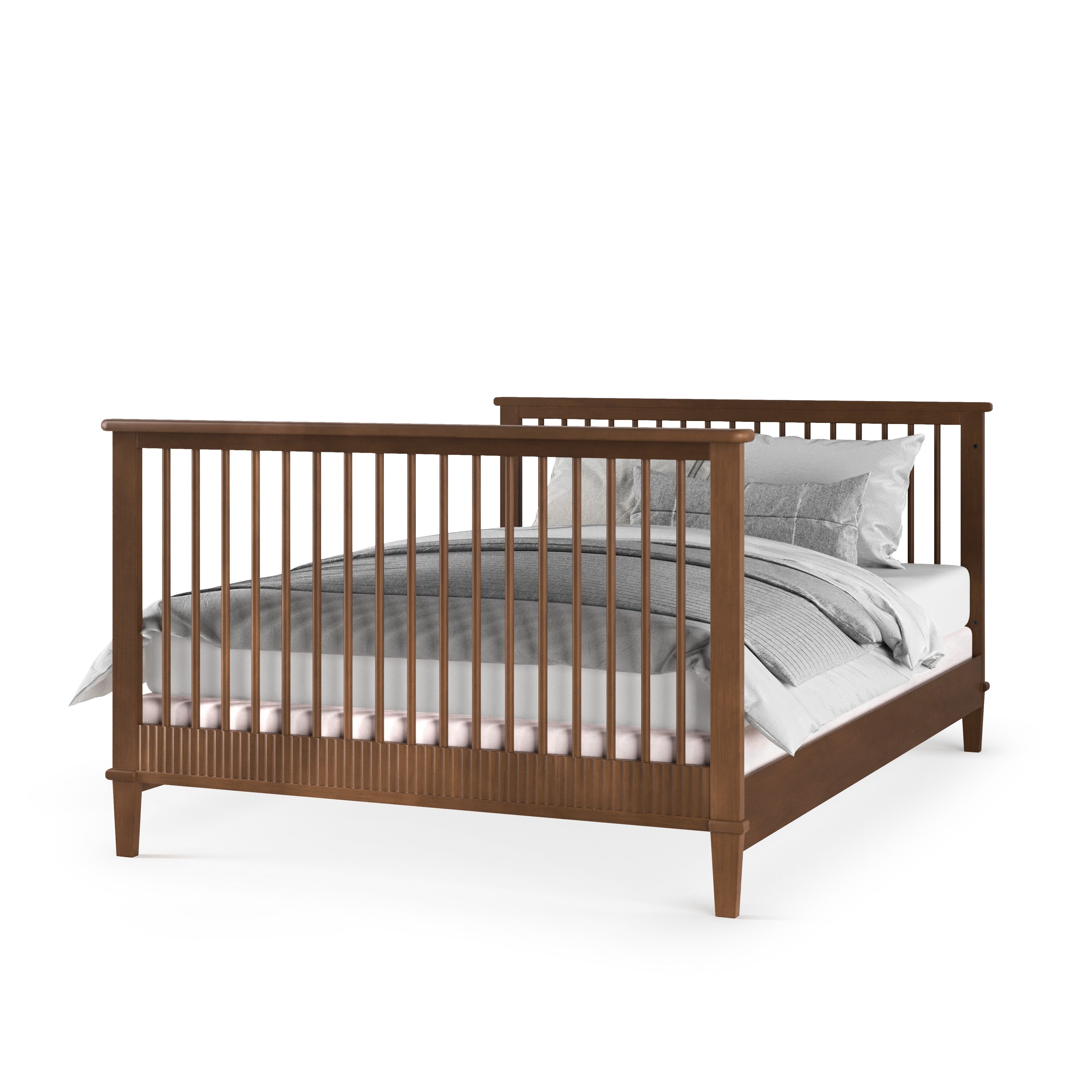 F06401 - Full-Size Bed Rails, Cocoa Bean