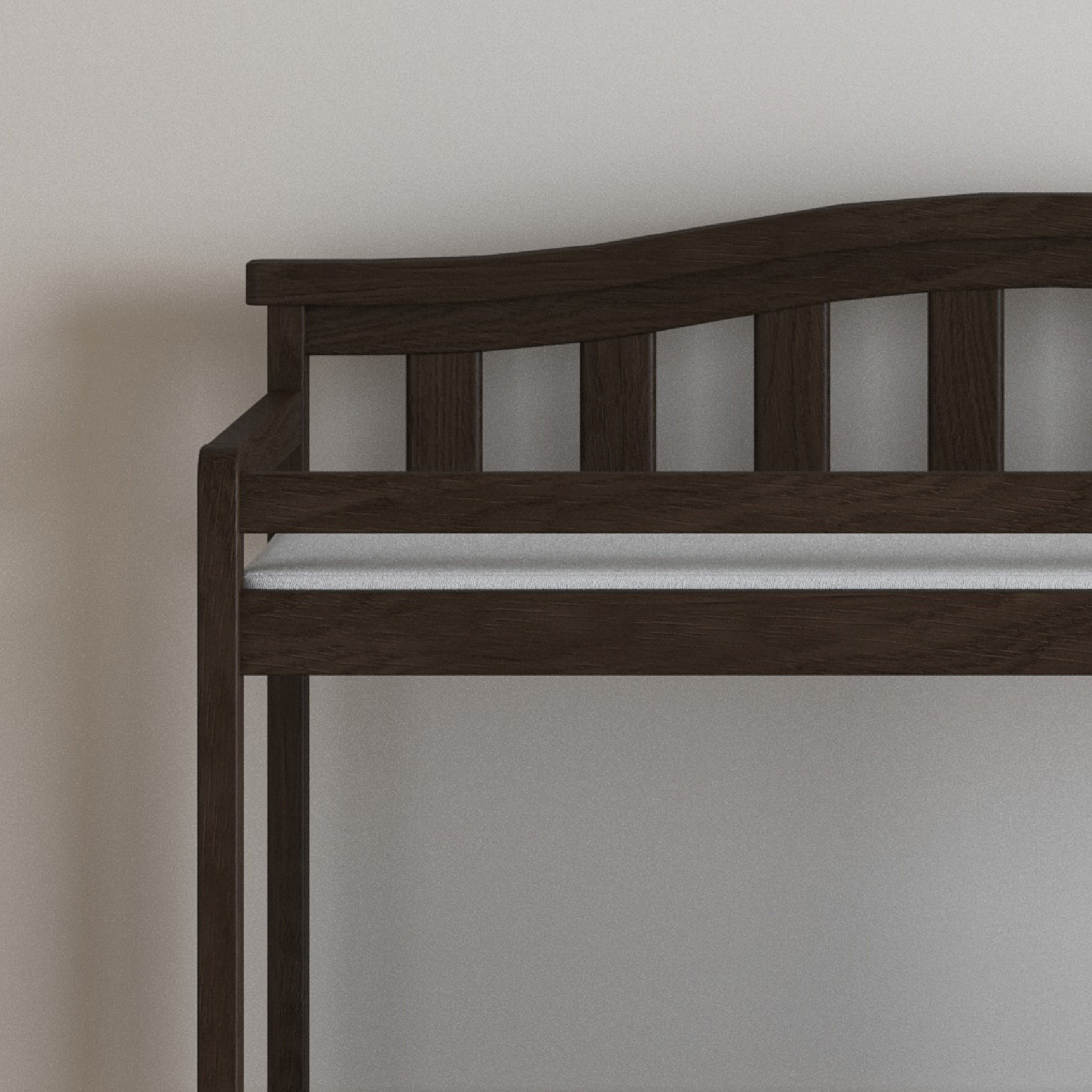 Arch Top Baby Changing Table, Slate