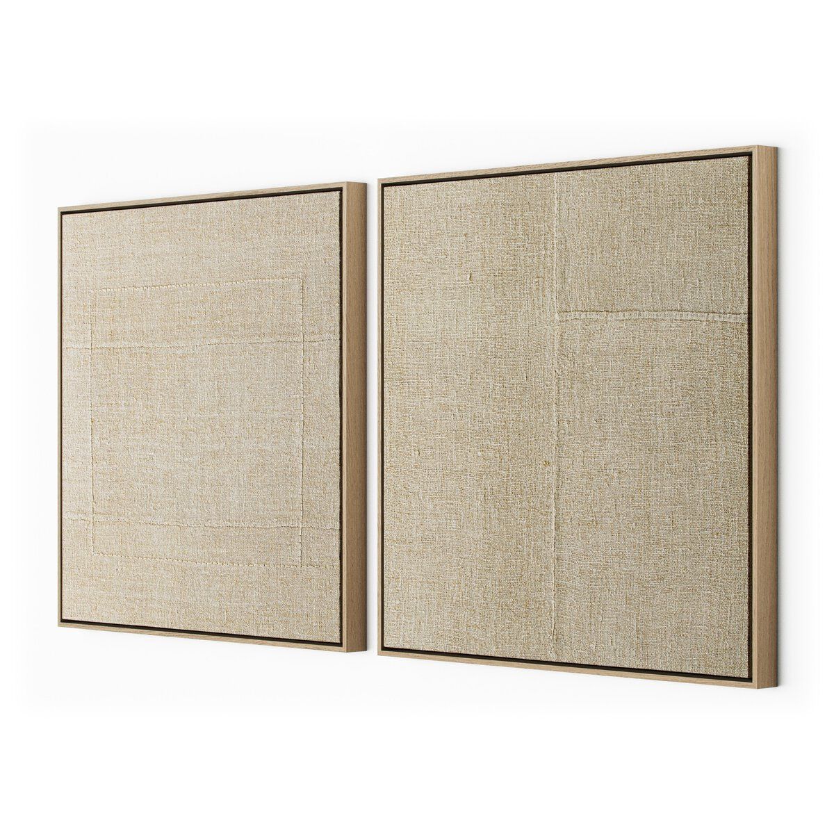 Woven Silence Diptych By Karen Covey