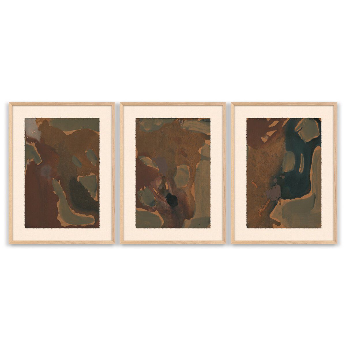 Worn Triptych By Brooke Noel Morgan